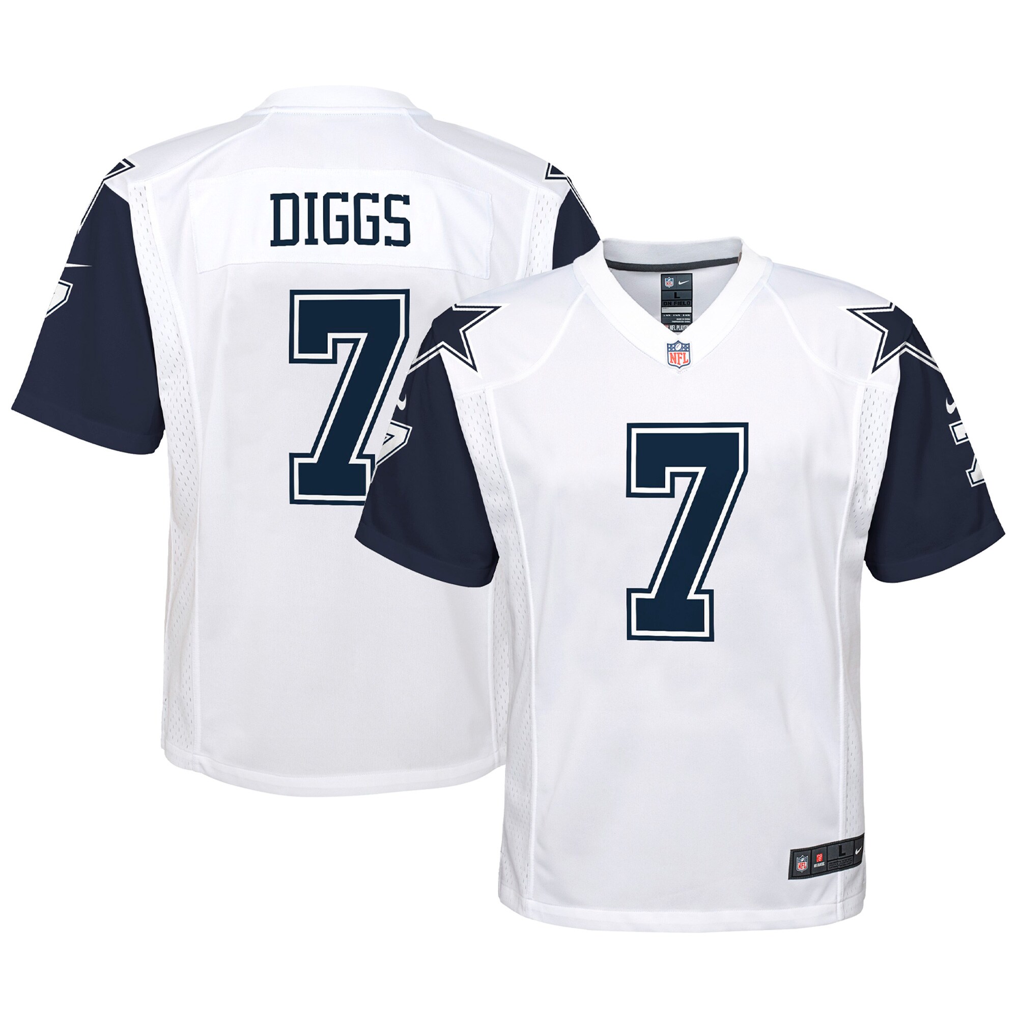 Trevon Diggs Dallas Cowboys  Youth Alternate Game Jersey - White