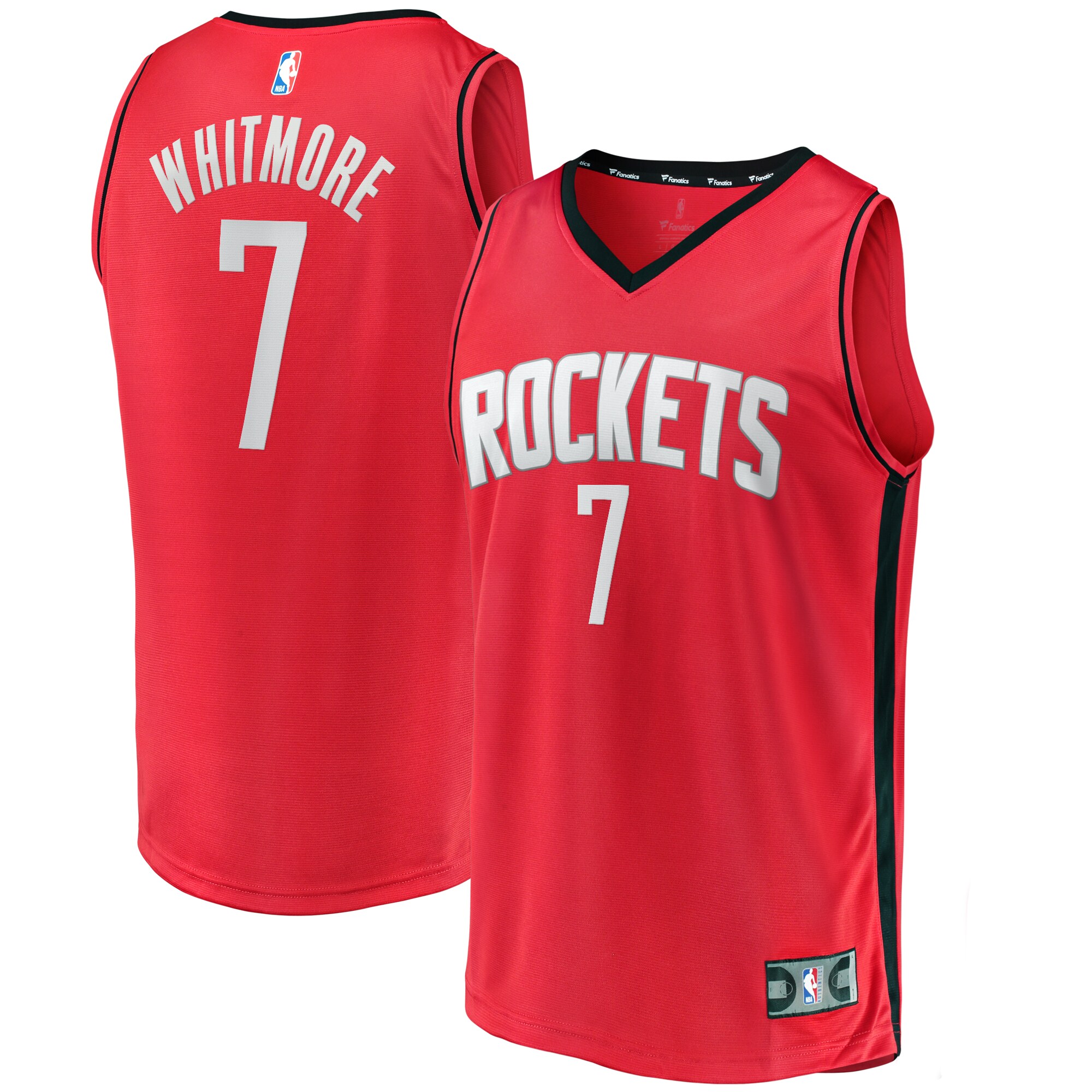 Cam Whitmore Houston Rockets Fanatics Youth Fast Break Replica Player Jersey - Icon Edition - Red