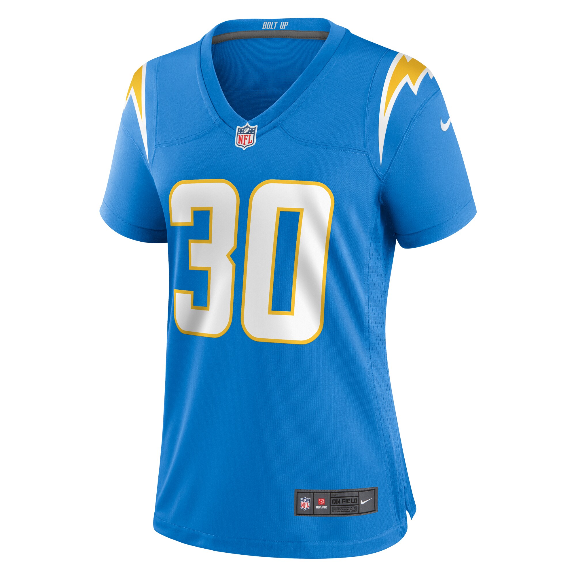 Kimani Vidal Los Angeles Chargers  Women's  Game Jersey -  Powder Blue