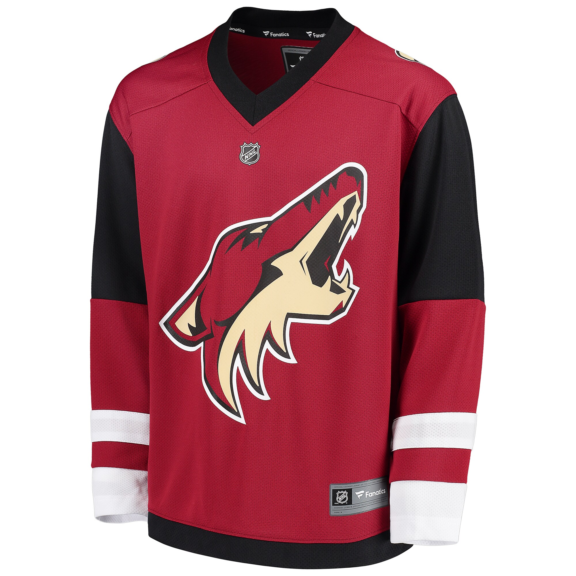 Arizona Coyotes Fanatics Youth Home Replica Blank Jersey - Red