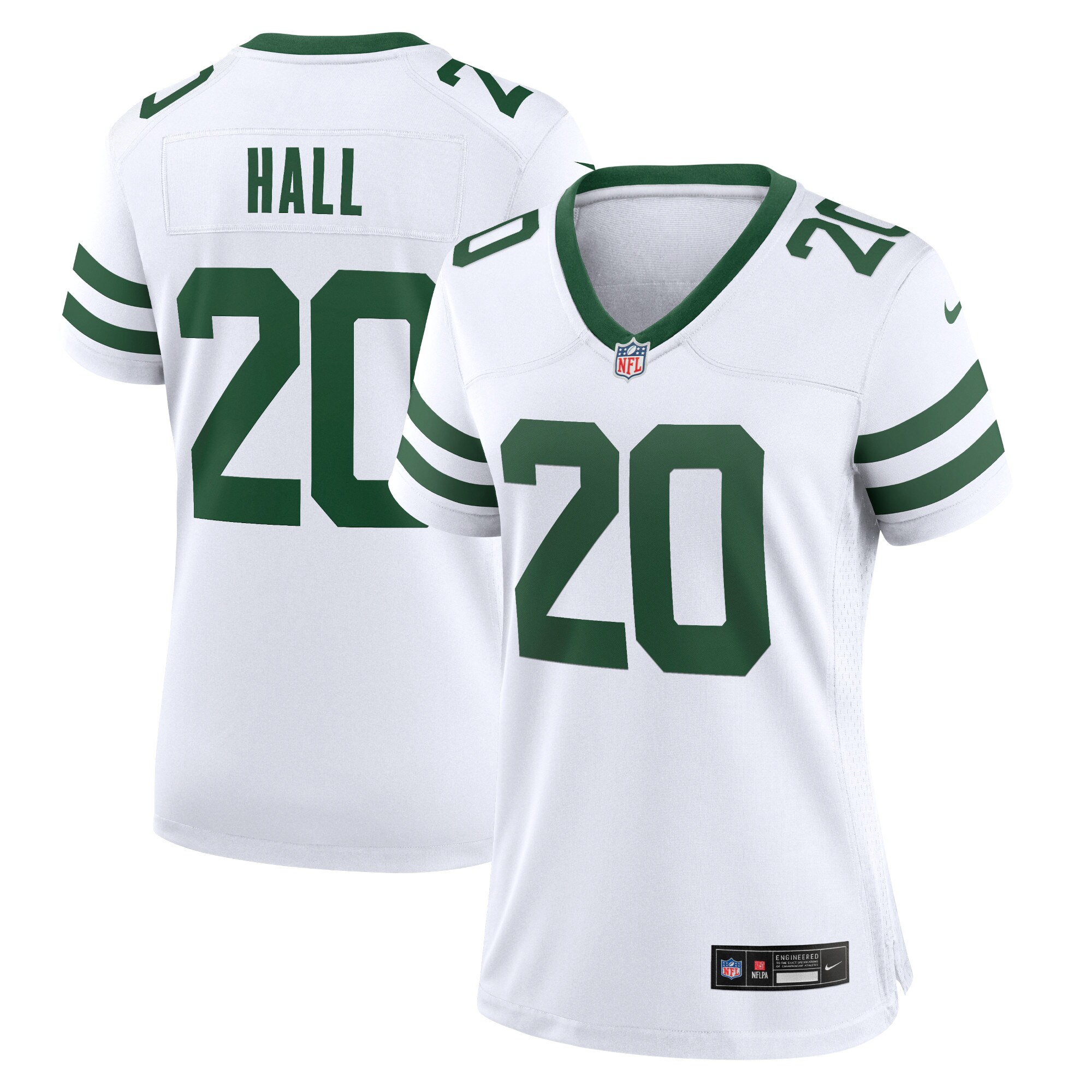 Breece Hall New York Jets  Women's Game Jersey - Legacy White