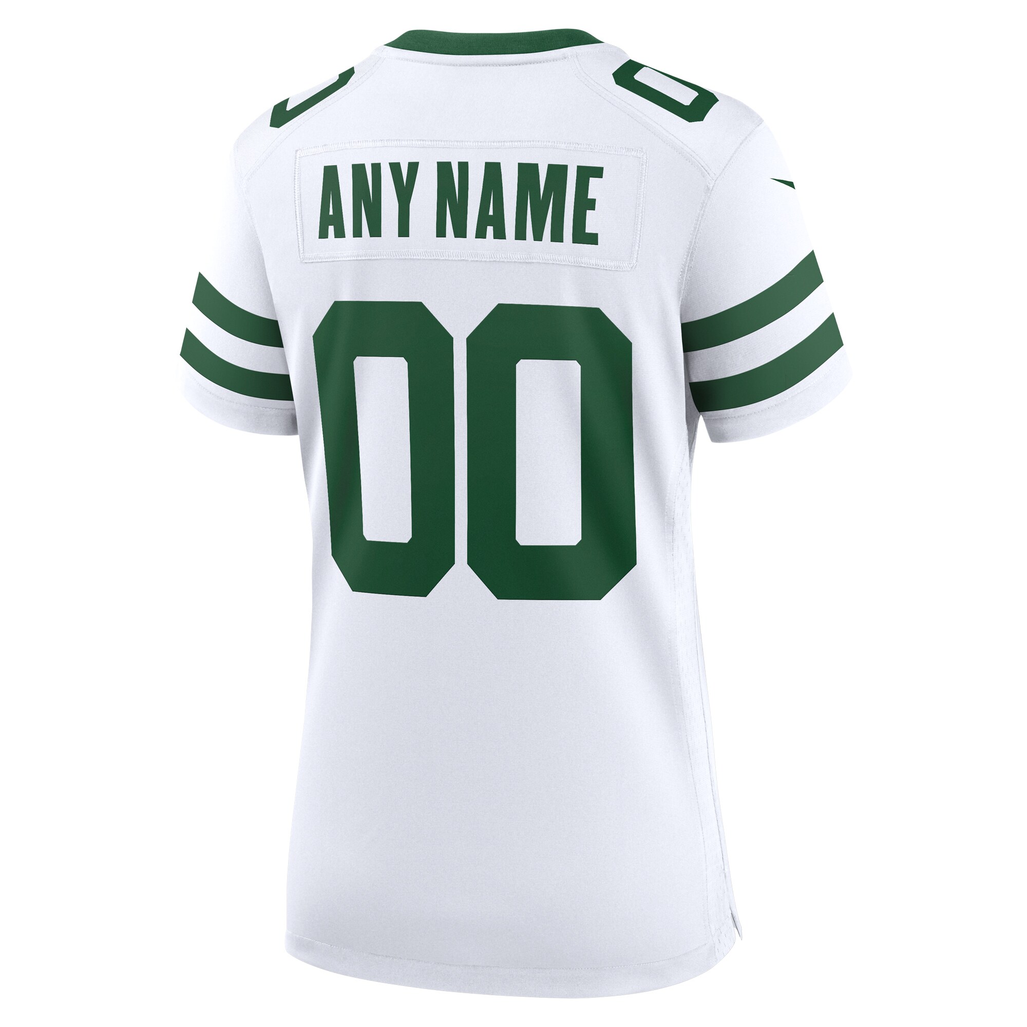 New York Jets  Women's Custom Game Jersey - Legacy White