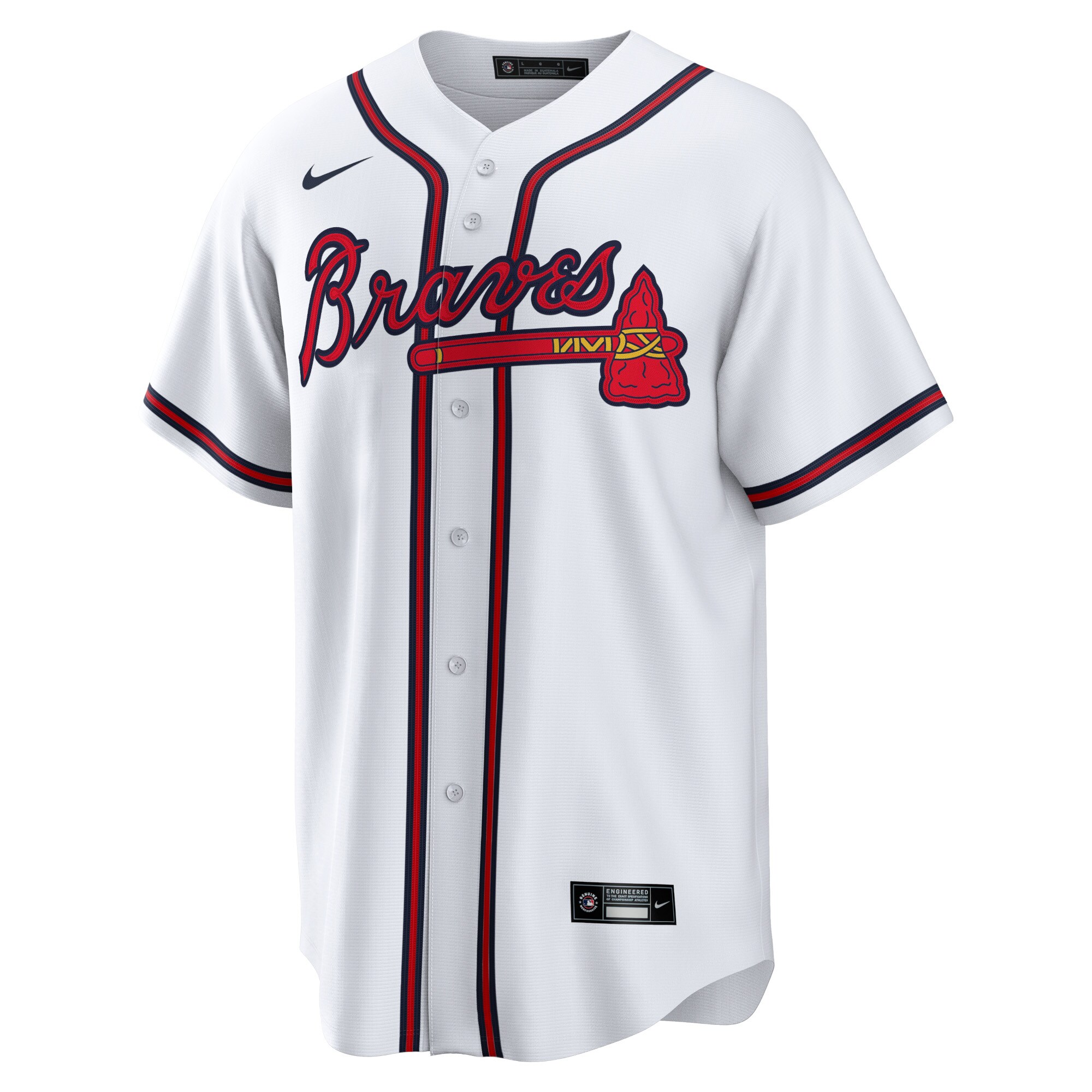 Fred McGriff Atlanta Braves  2023 Hall of Fame Inline Replica Jersey - White