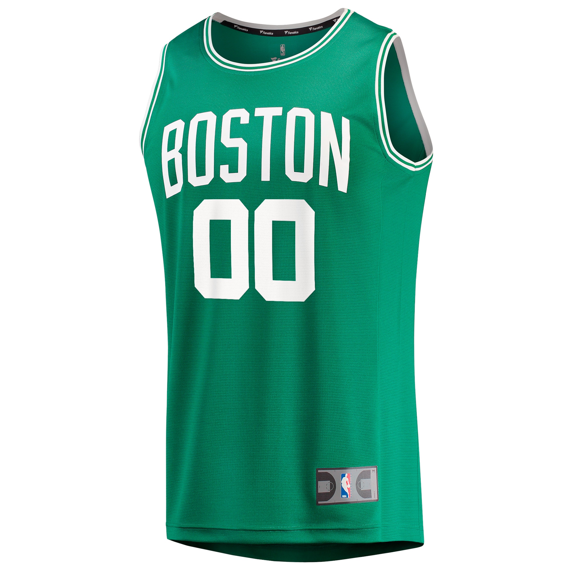 Boston Celtics Fanatics Youth Fast Break Custom Jersey - Green - Icon Edition