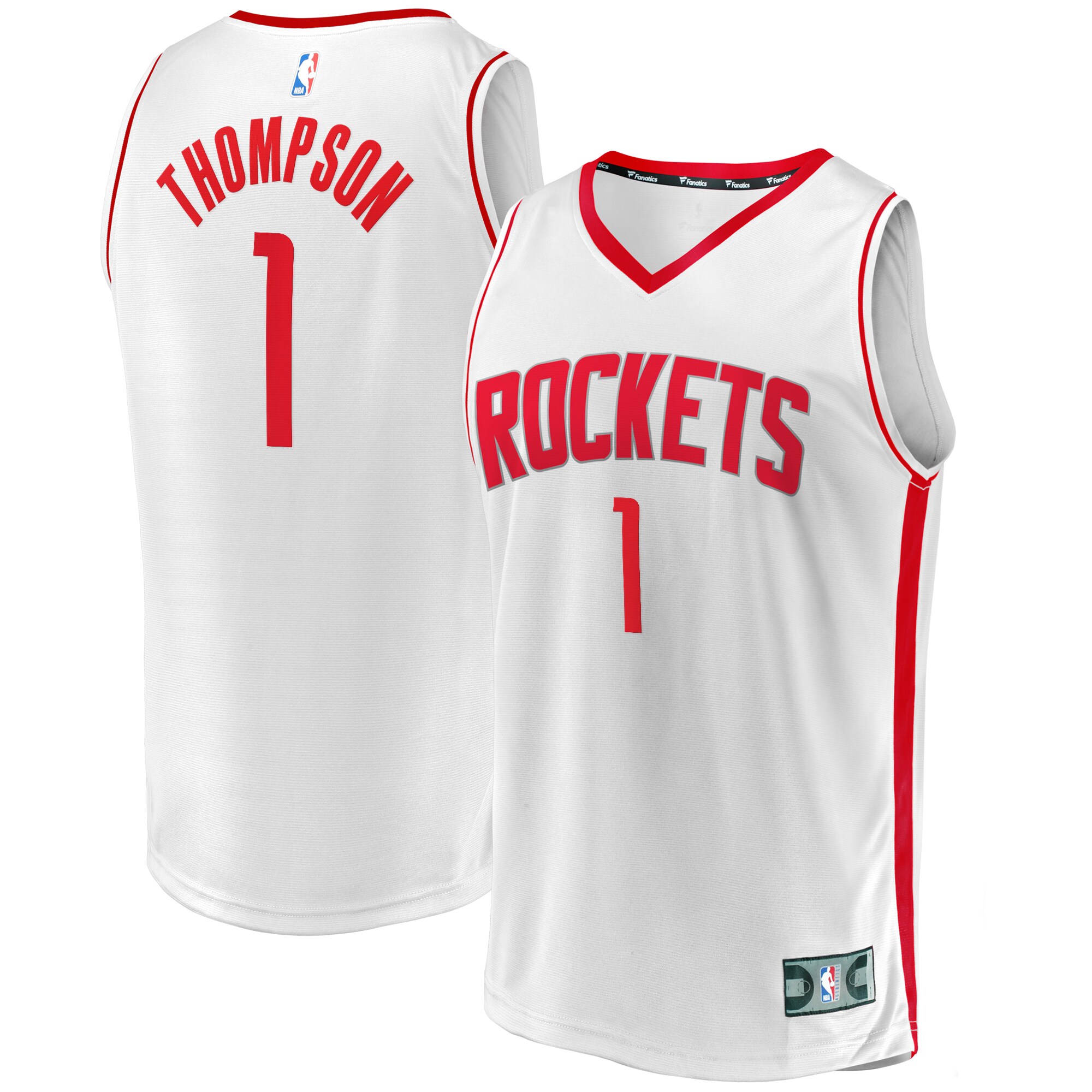 Amen Thompson Houston Rockets Fanatics Youth Fast Break Replica Player Jersey - Association Edition - White