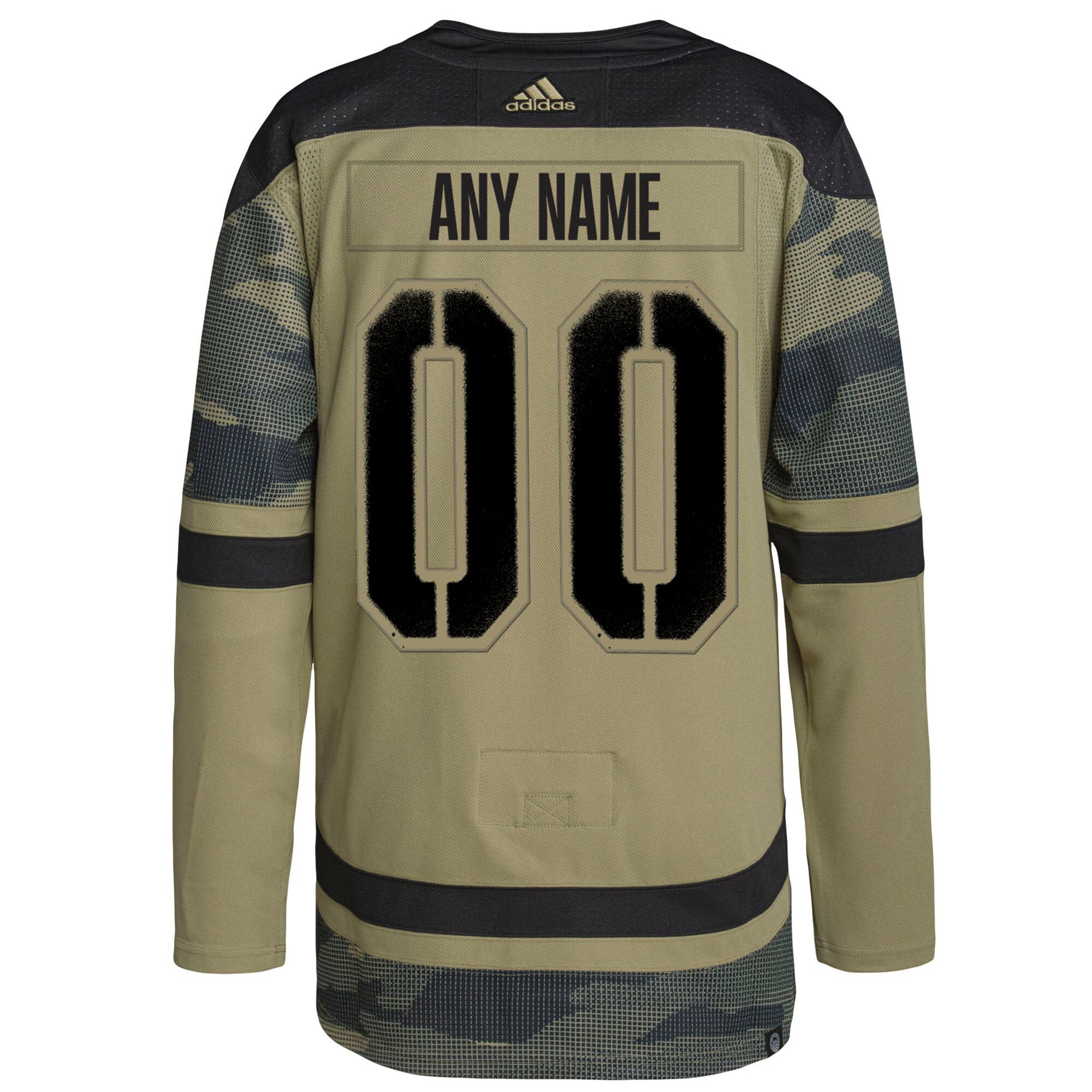 New York Islanders adidas Military Appreciation Team Authentic Custom Practice Jersey - Camo
