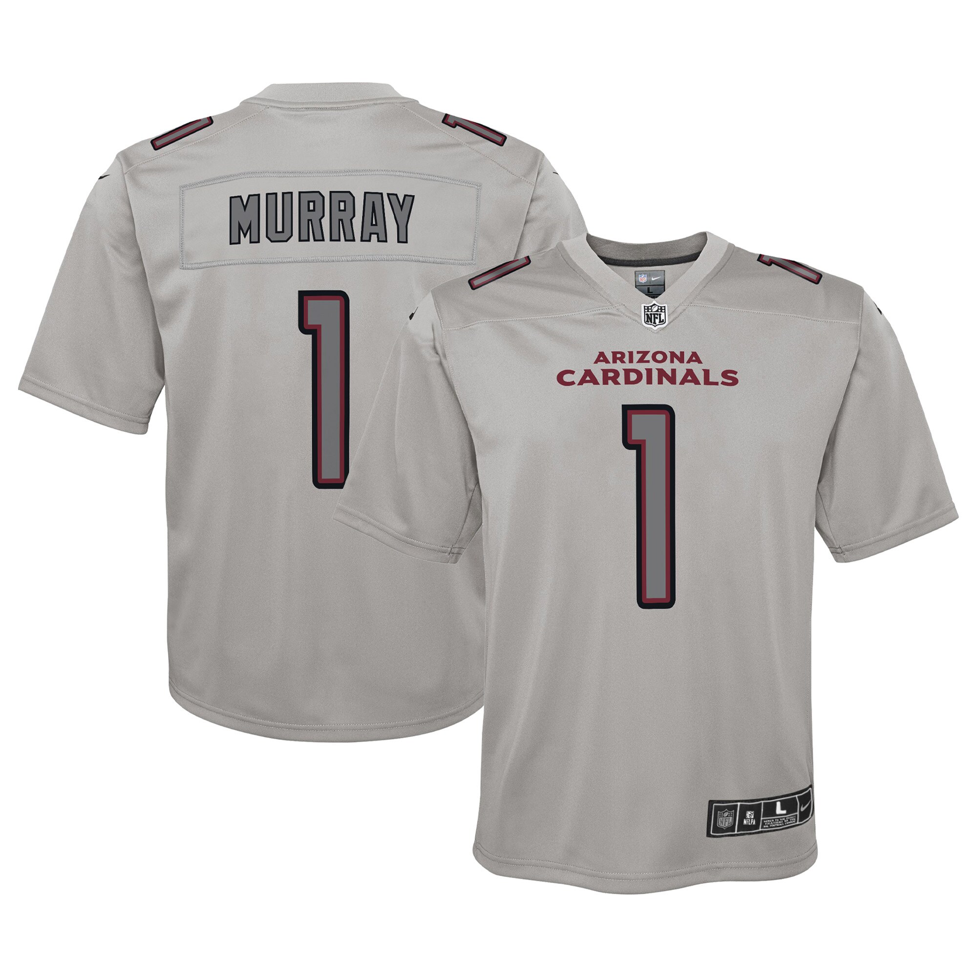 Kyler Murray Arizona Cardinals  Youth Atmosphere Game Jersey - Gray