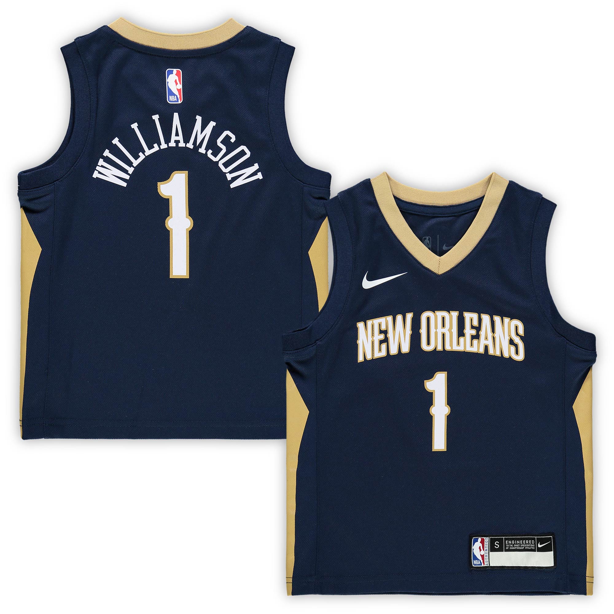 Zion Williamson New Orleans Pelicans  Preschool Replica Jersey - Icon Edition - Navy