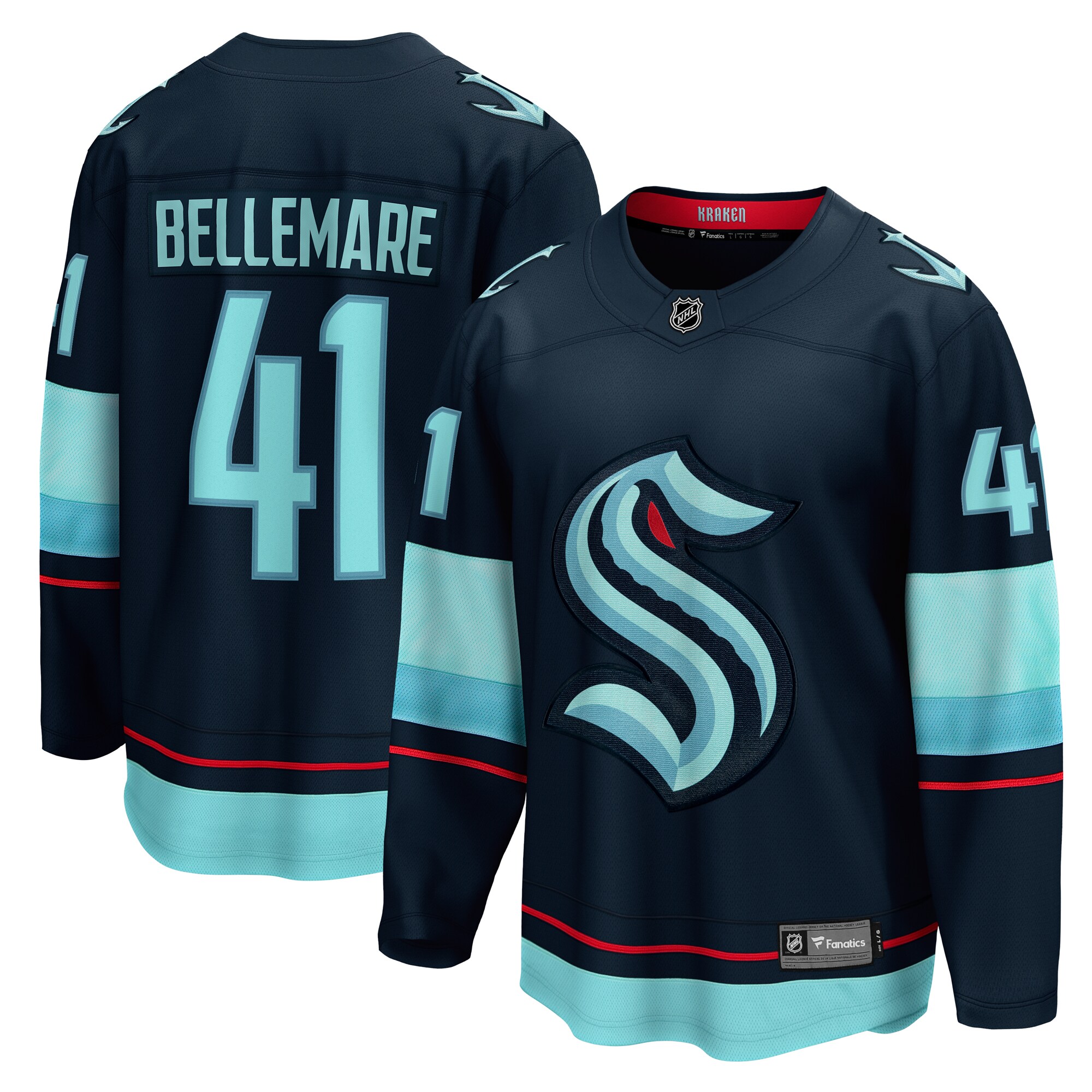 Pierre-Edouard Bellemare  Fanatics Home Breakaway Player Jersey - Deep Sea Blue