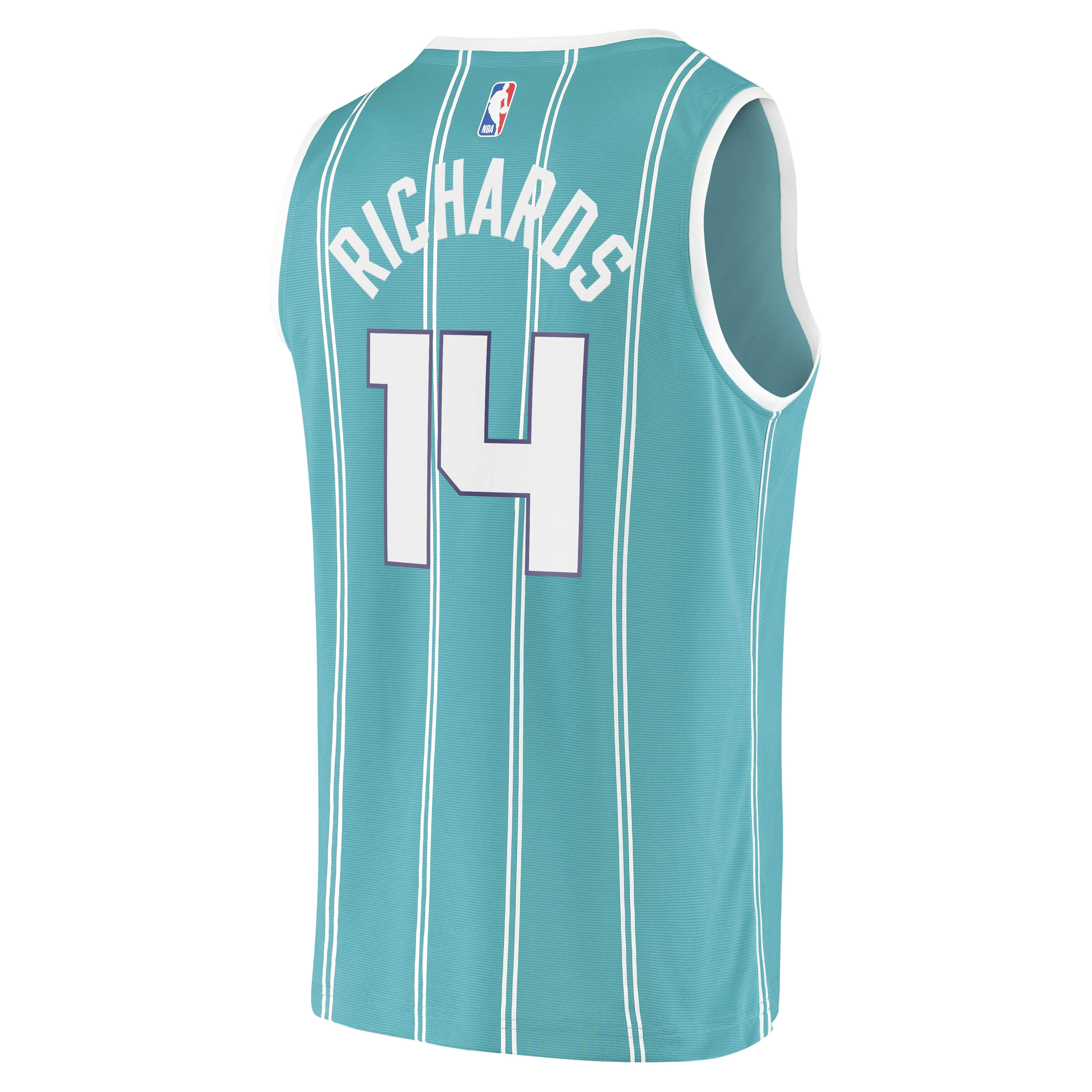 Nick Richards Charlotte Hornets Fanatics Fast Break Replica Jersey - Icon Edition - Teal