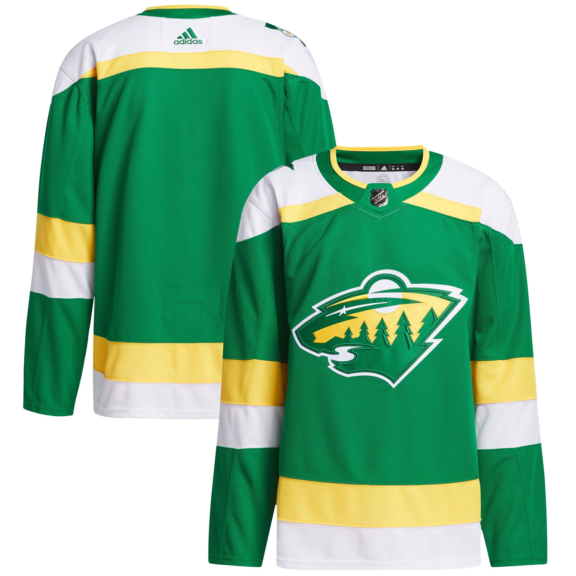 Minnesota Wild adidas 2023\/24 Alternate Primegreen Authentic Jersey\u00c2\u00a0\u00e2\u20ac\u201c Green