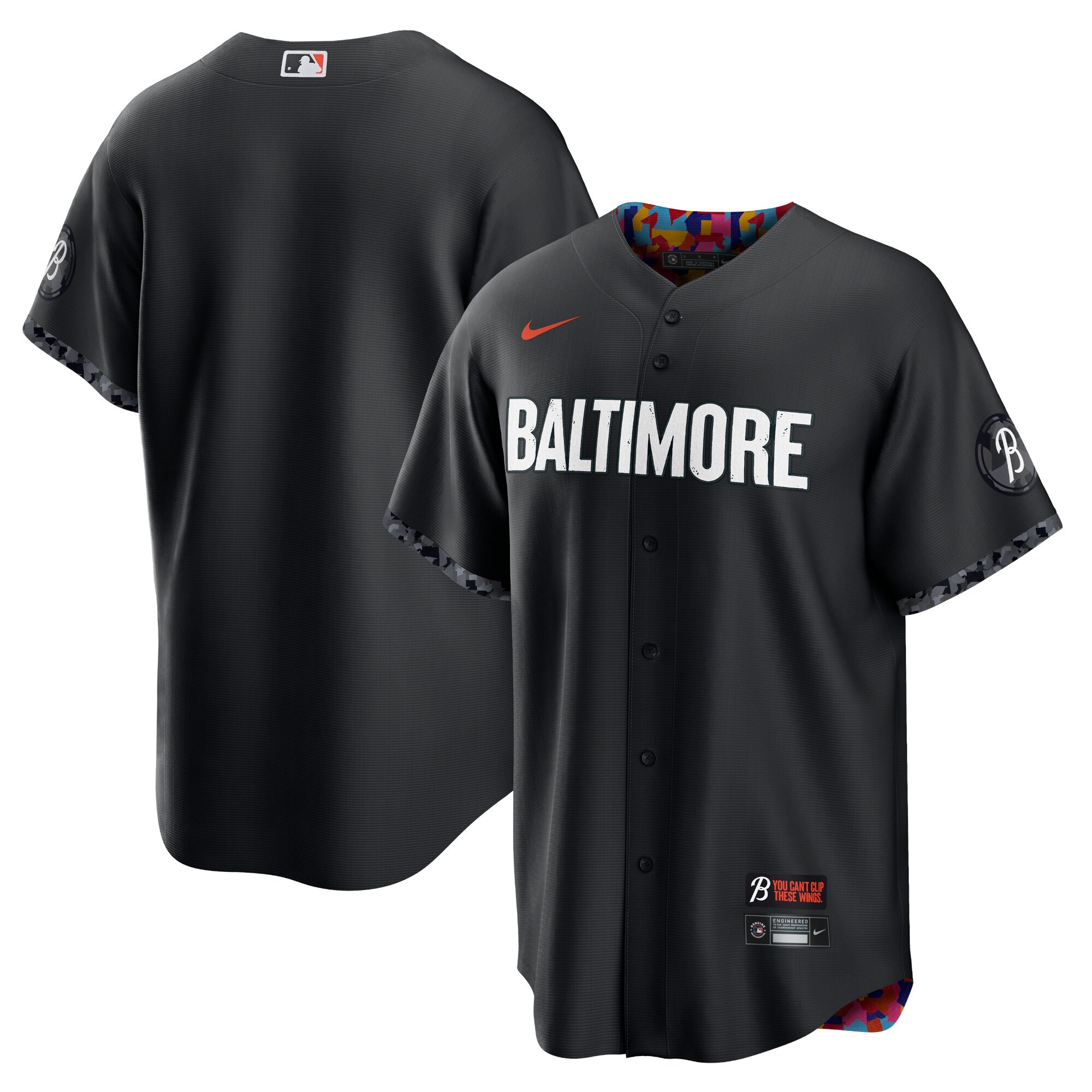 Baltimore Orioles  City Connect Replica Jersey - Black