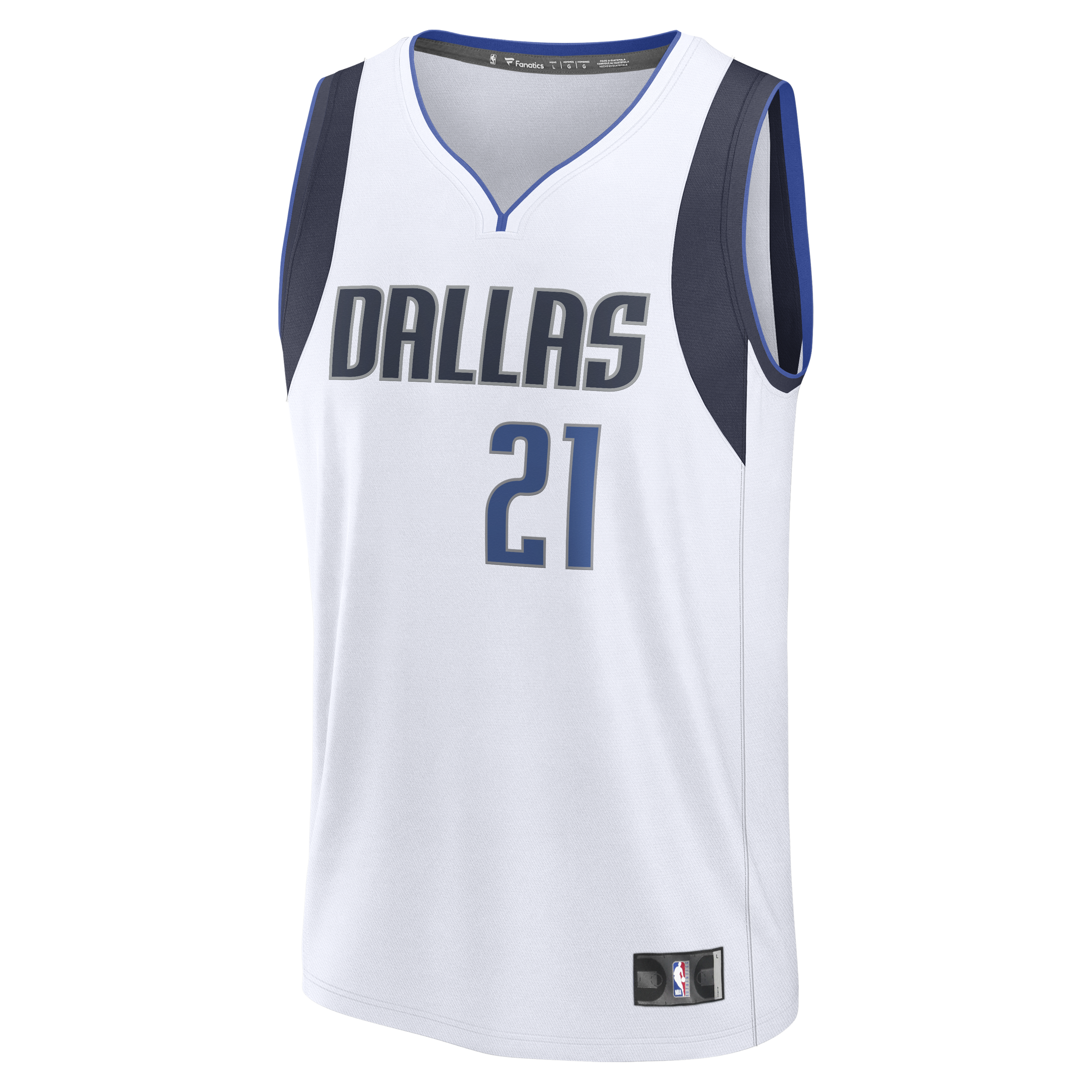 Daniel Gafford Dallas Mavericks Fanatics Youth Fast Break Player Jersey - Association Edition - White