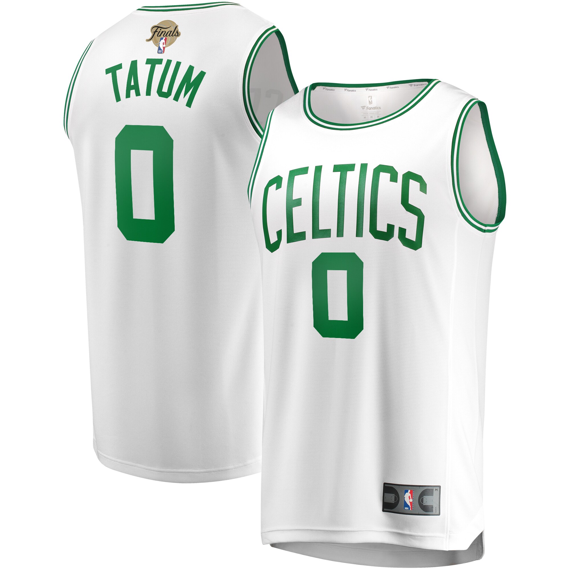 Jayson Tatum Boston Celtics Fanatics 2024 NBA Finals Fast Break Replica Player Jersey - Association Edition - White