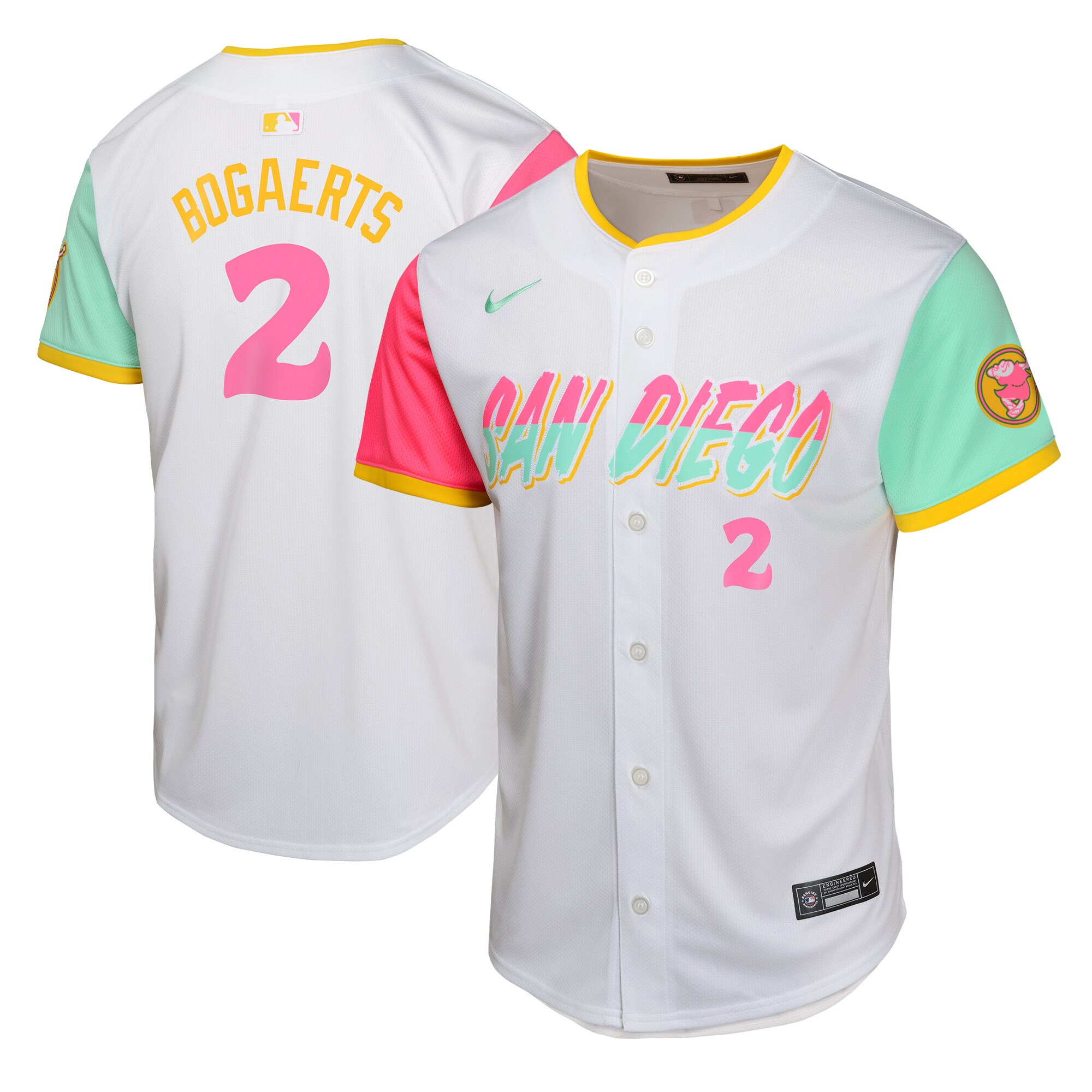 Xander Bogaerts San Diego Padres  Youth City Connect Limited Player Jersey - White