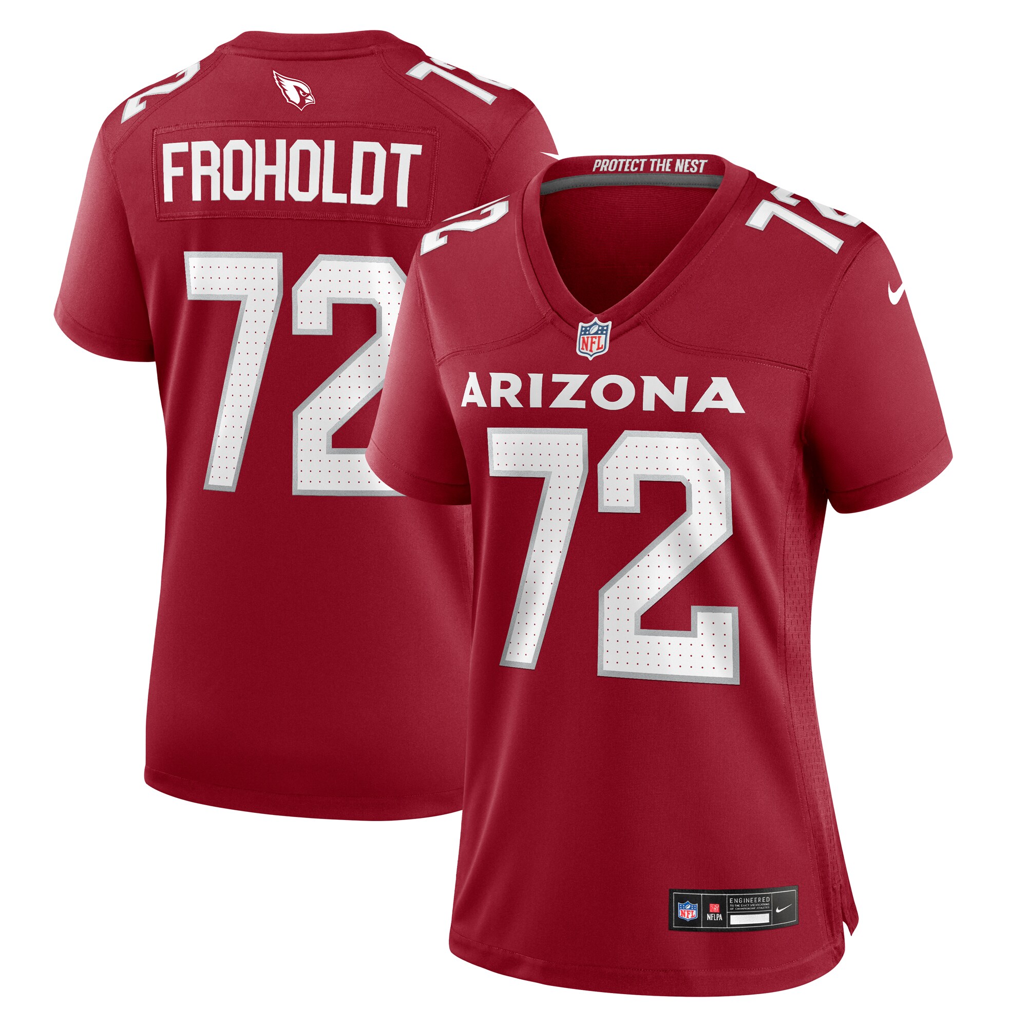 Hjalte Froholdt Arizona Cardinals  Women's  Women's All Player Jersey - Cardinal
