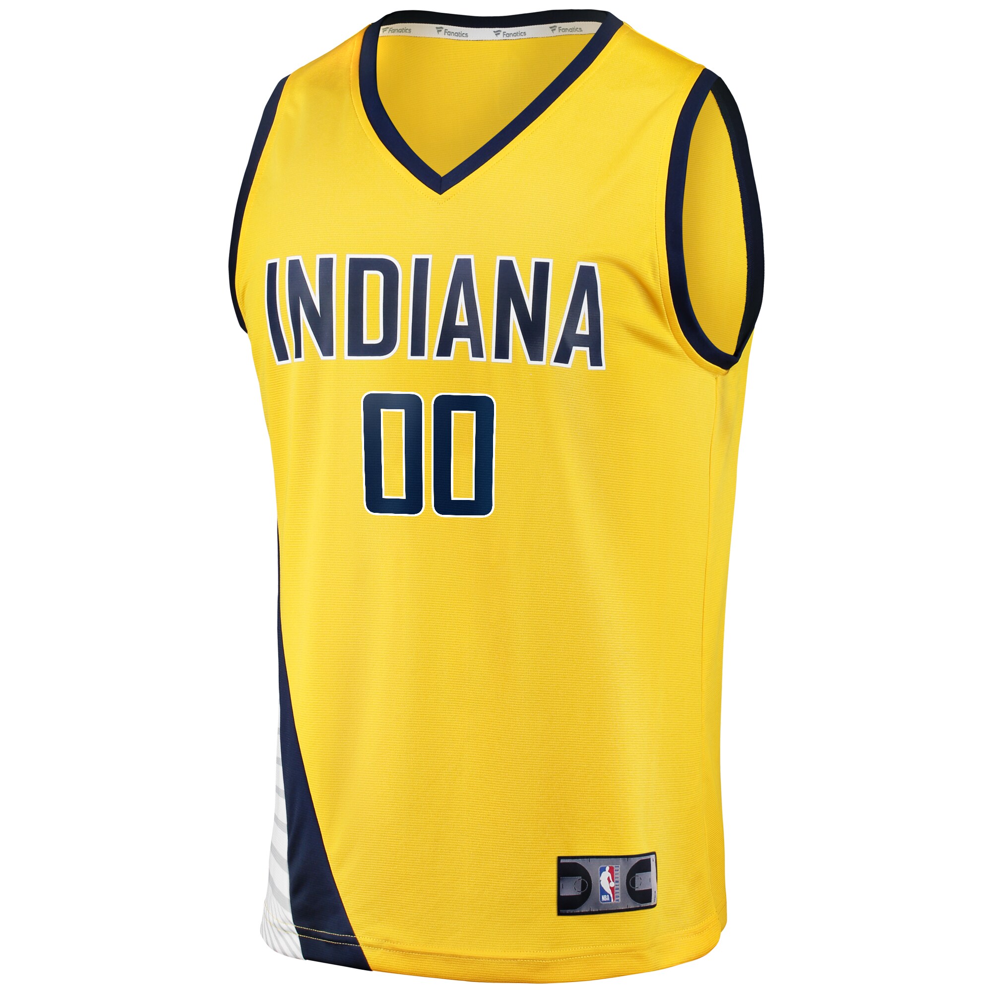 Indiana Pacers Fanatics Youth Fast Break Replica Custom Jersey - Statement Edition - Gold