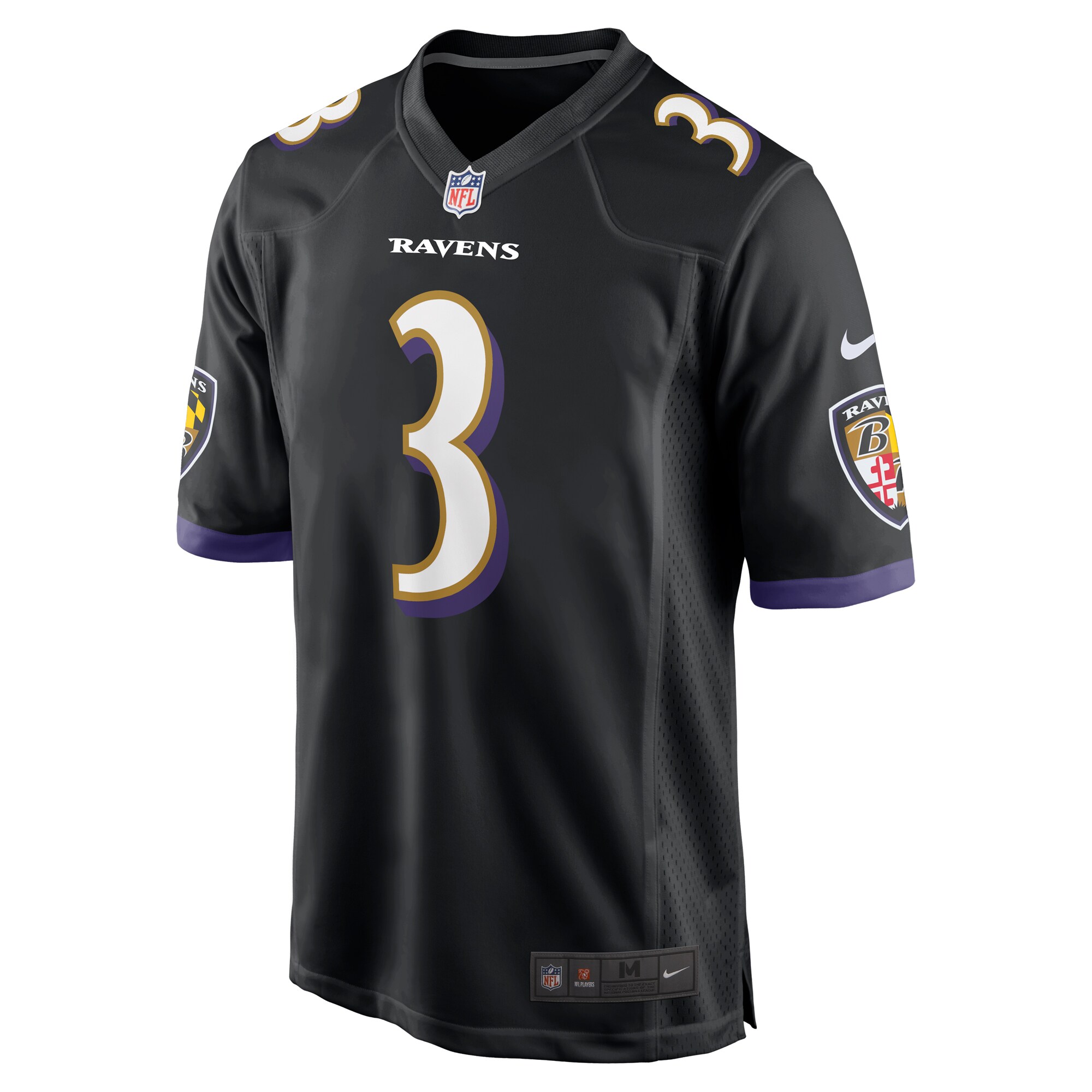 Odell Beckham Jr. Baltimore Ravens  Alternate Game Jersey - Black