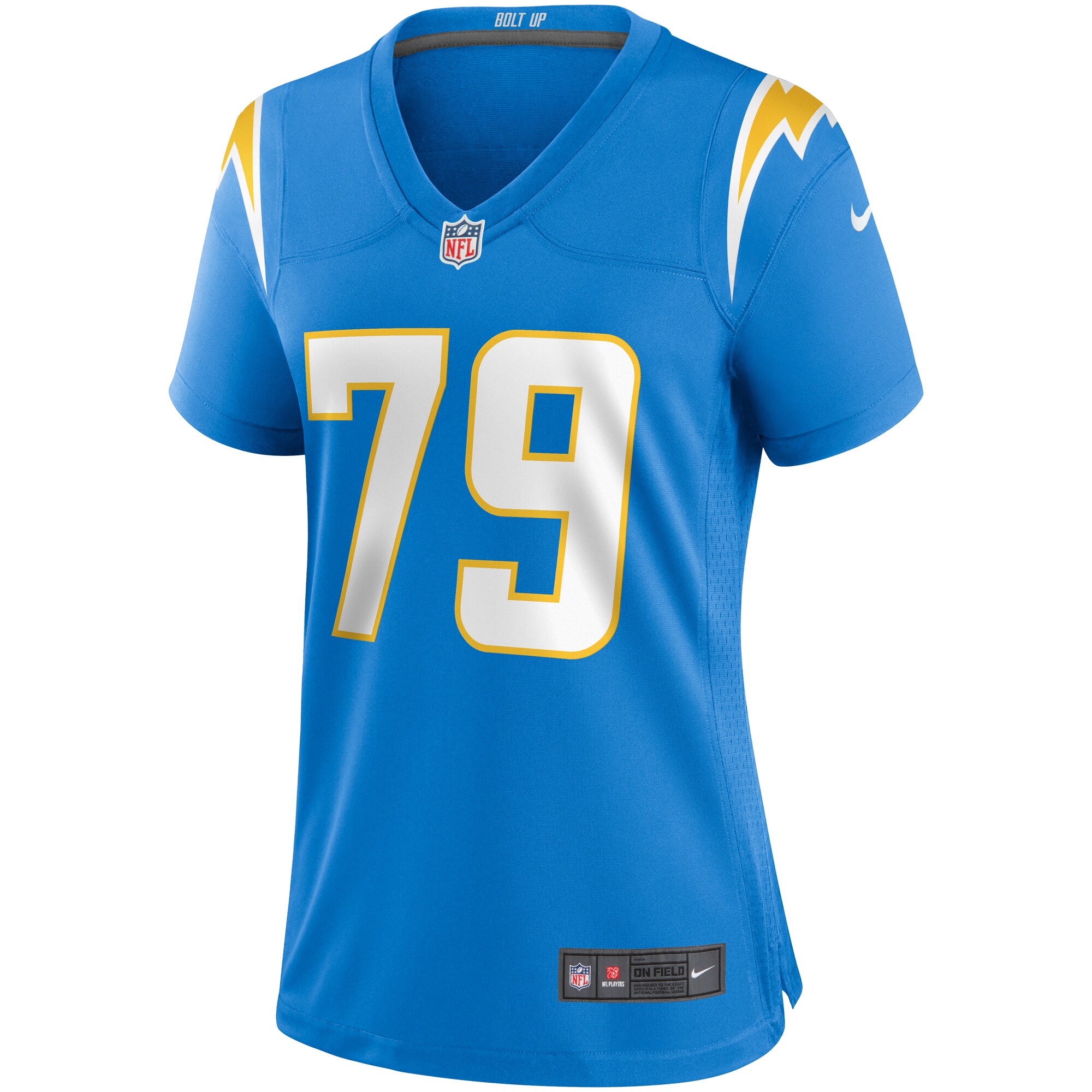 Trey Pipkins III Los Angeles Chargers  Women's Game Jersey - Powder Blue