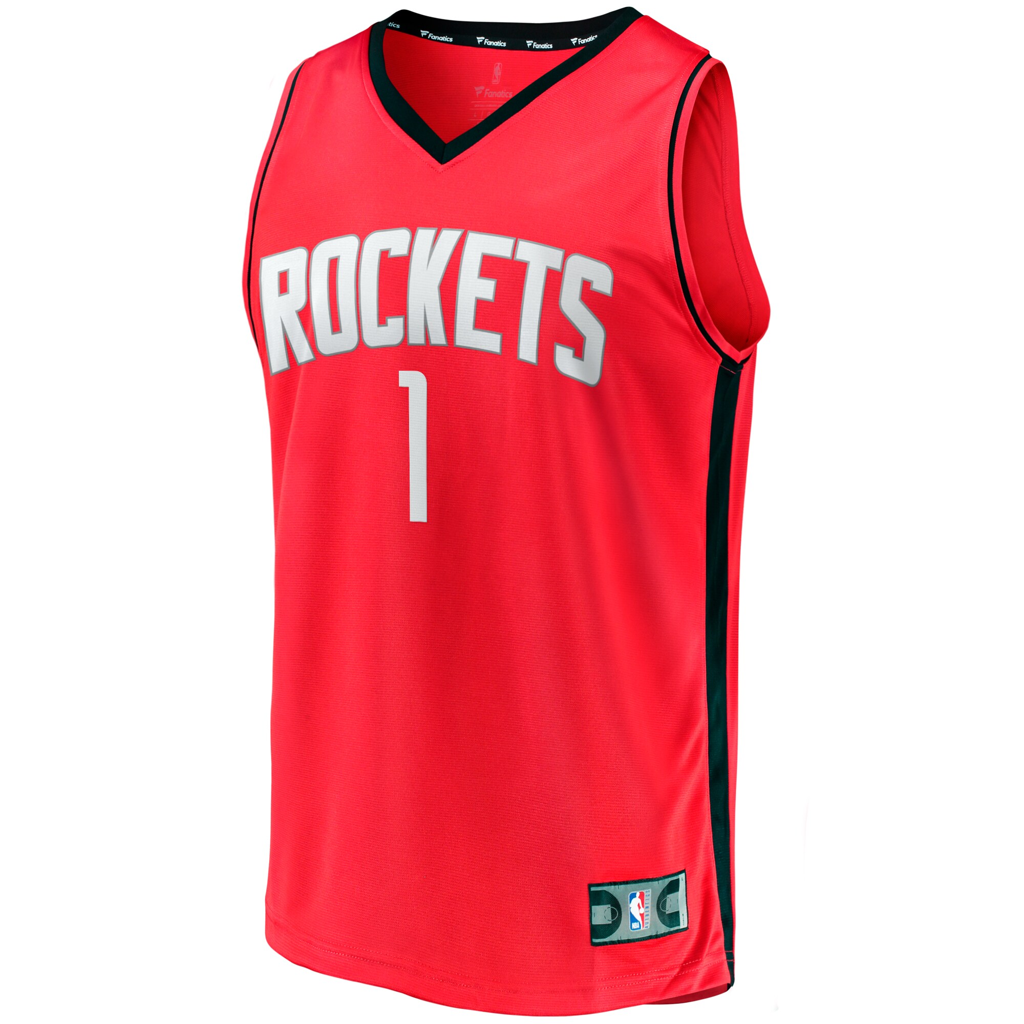 Amen Thompson Houston Rockets Fanatics  Fast Break Replica Jersey - Icon Edition - Red