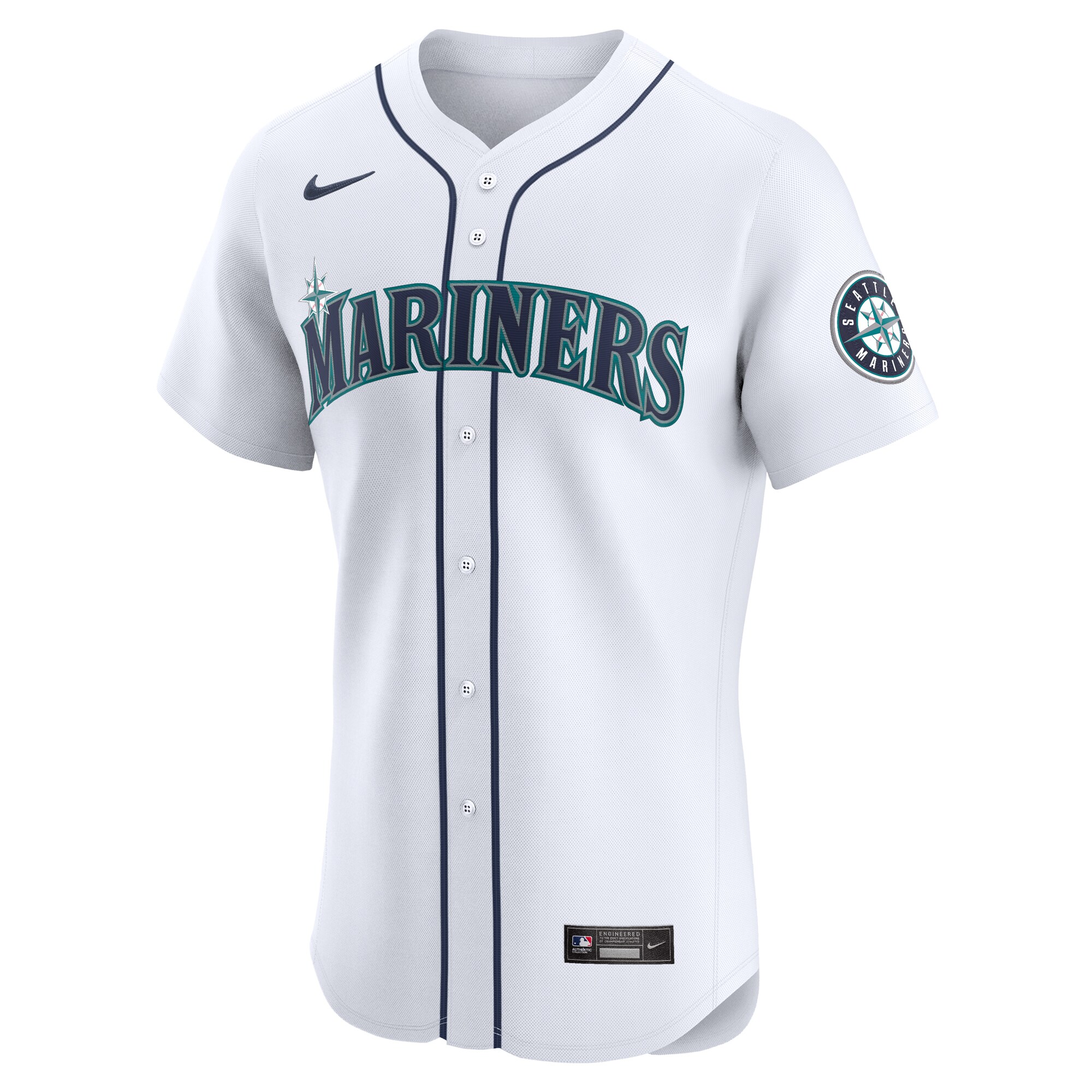 Seattle Mariners  Home Elite Custom Jersey - White