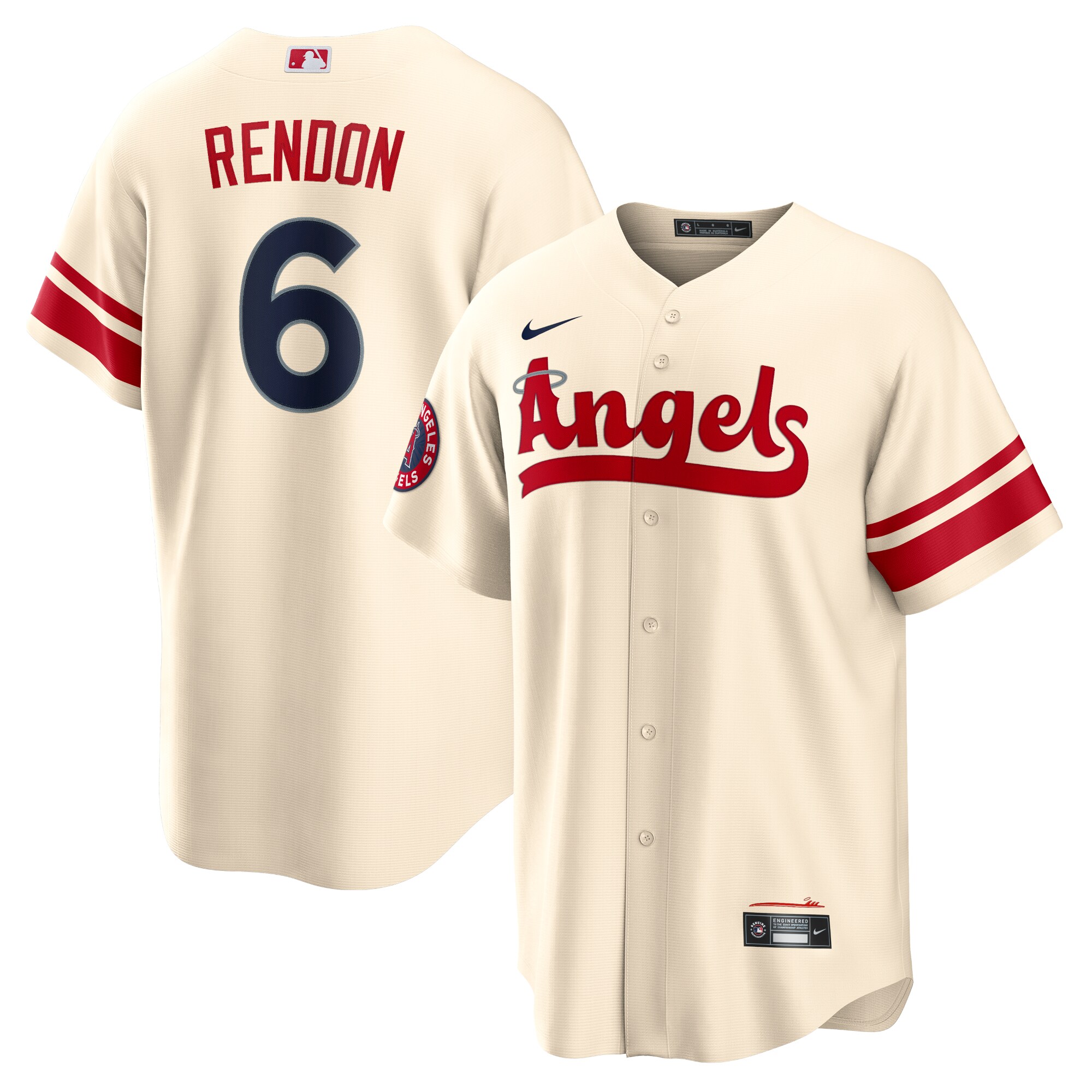 Anthony Rendon Los Angeles Angels  City Connect Replica Player Jersey - Cream