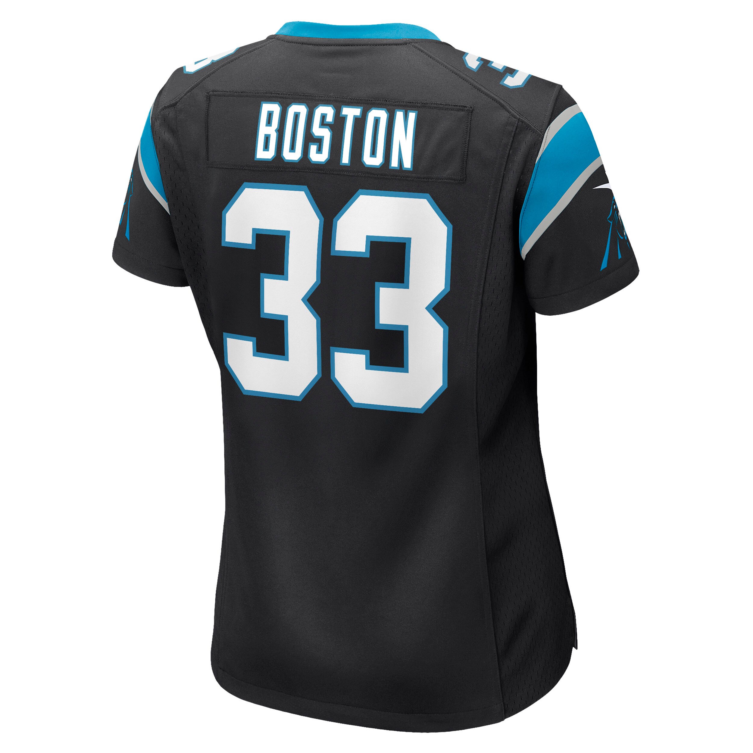 Tre Boston Carolina Panthers  Women's Game Jersey - Black