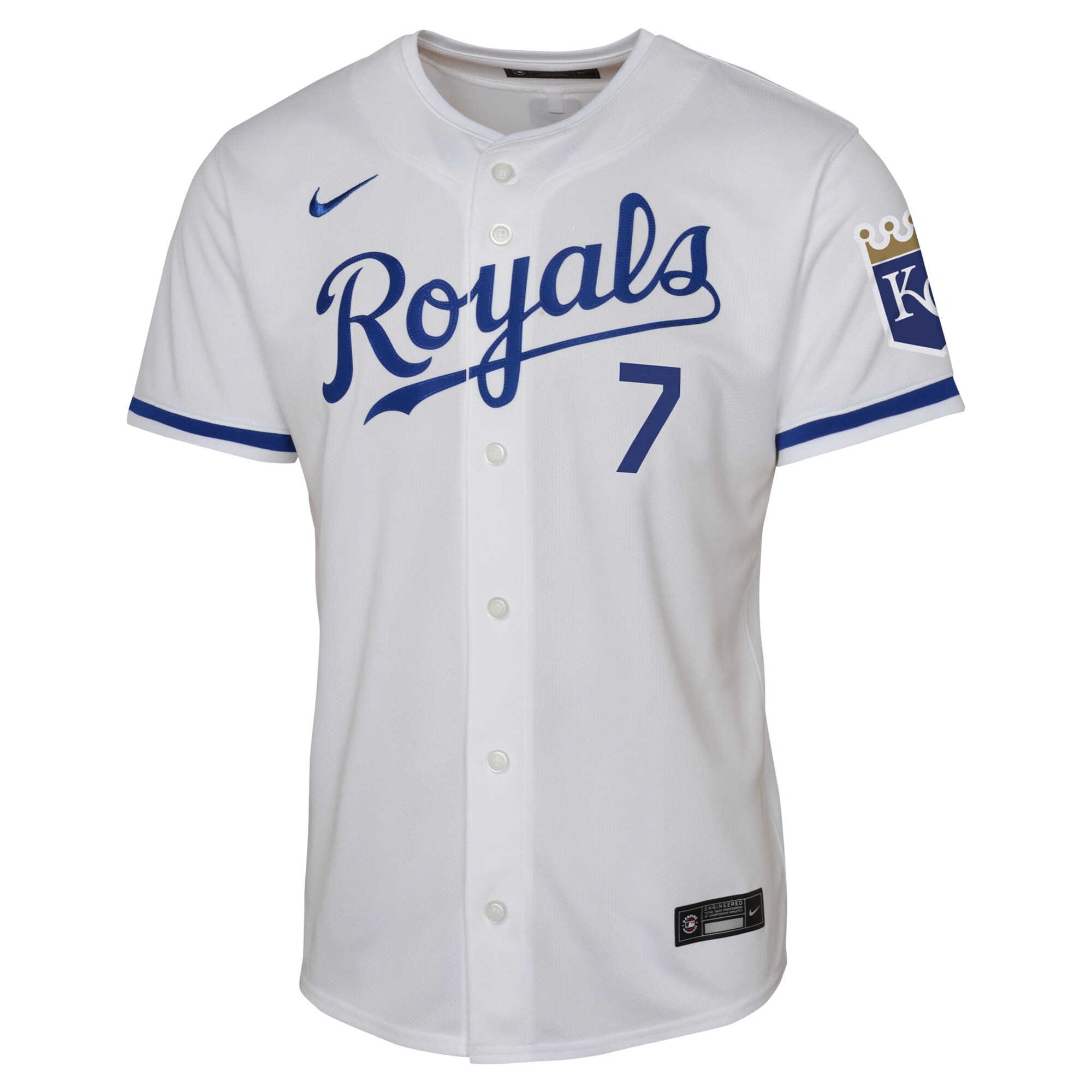 Bobby Witt Jr. Kansas City Royals  Youth Home Limited Player Jersey - White