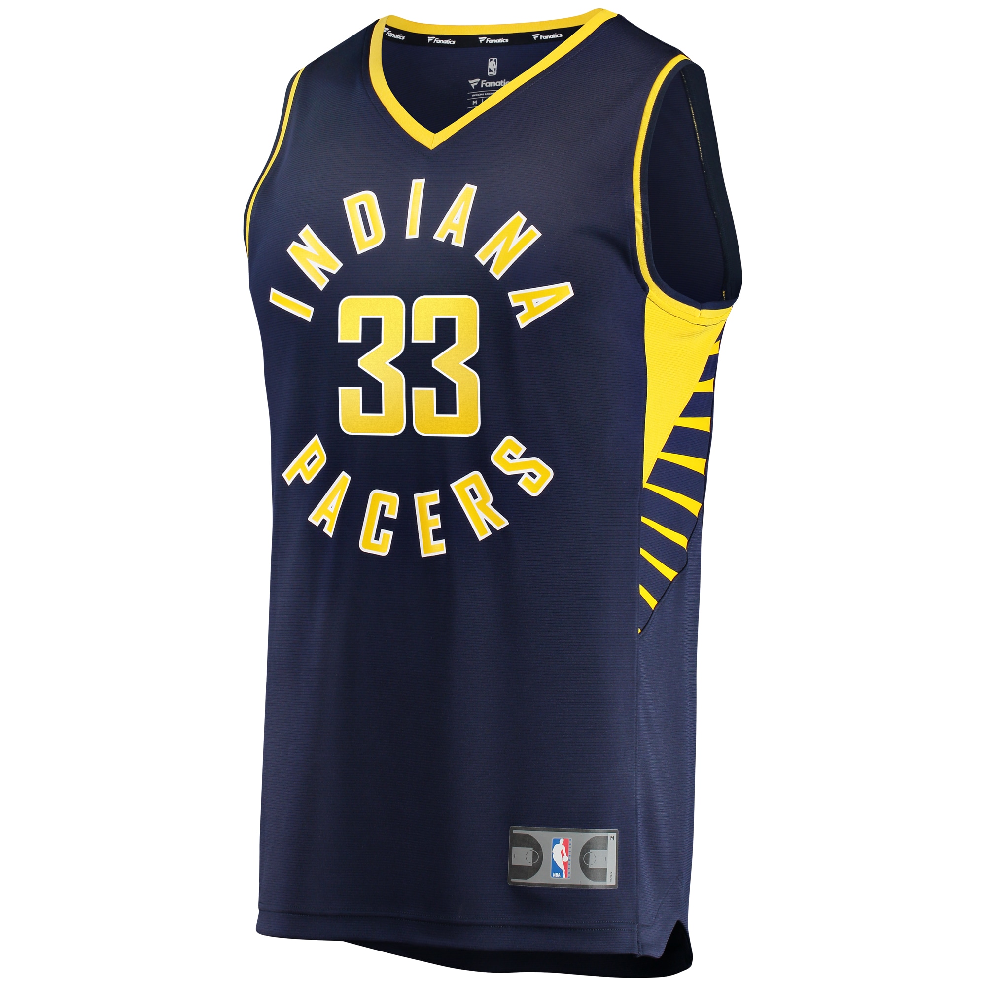 Myles Turner Indiana Pacers Fanatics Fast Break Replica Jersey Navy - Icon Edition