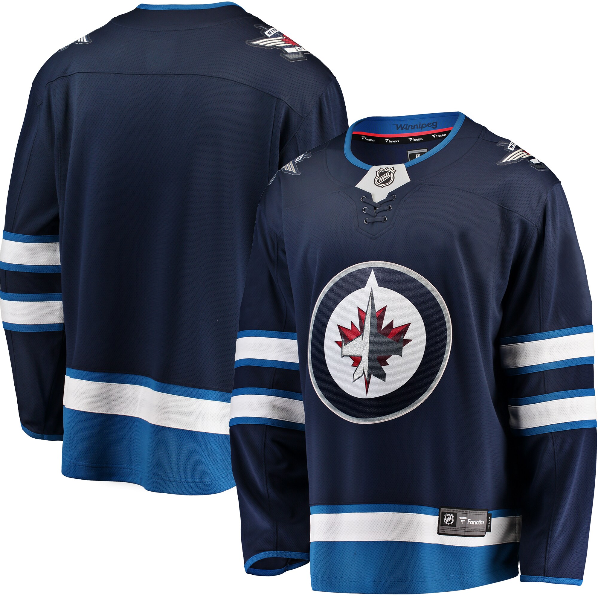Winnipeg Jets Fanatics Breakaway Home Jersey - Blue