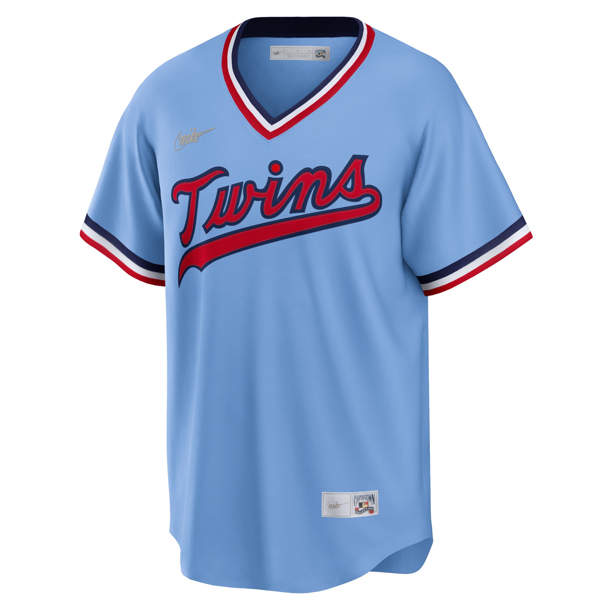 Minnesota Twins  Road Cooperstown Collection Team Jersey - Light Blue