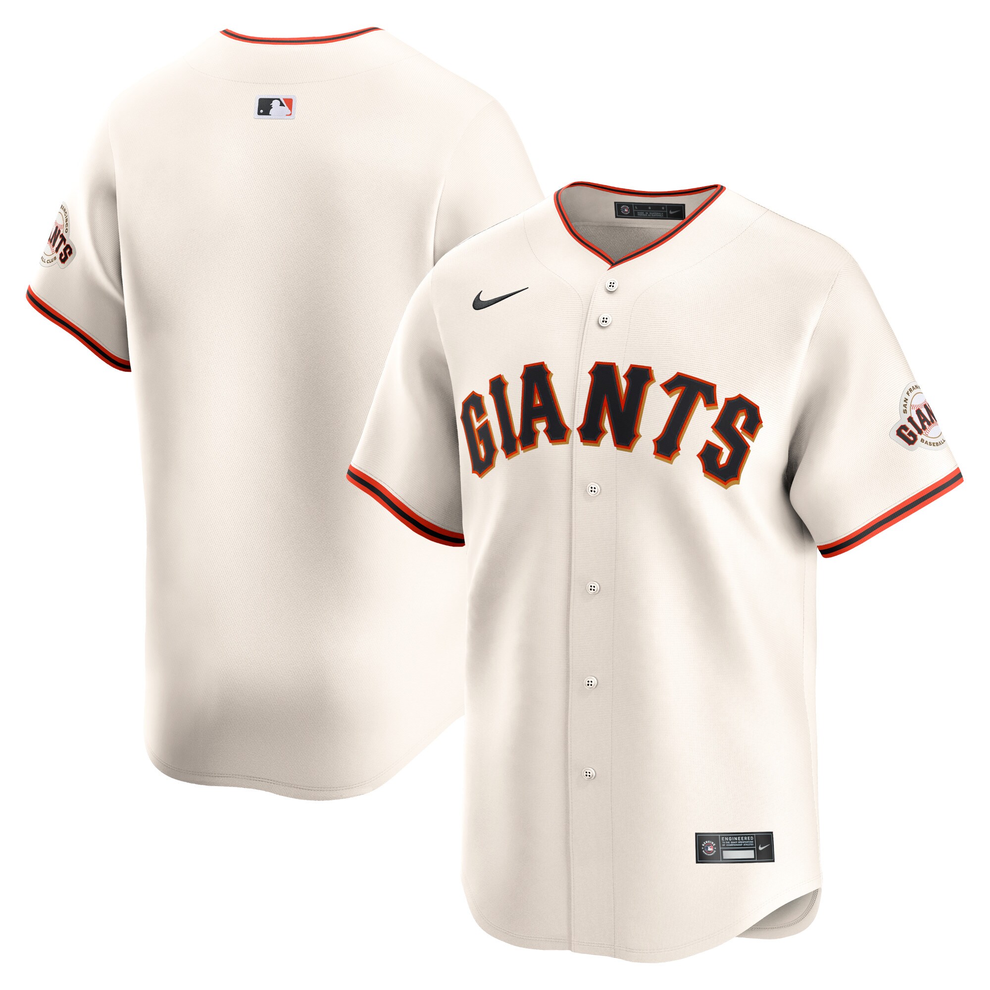 San Francisco Giants  Youth Home Limited Jersey - Cream