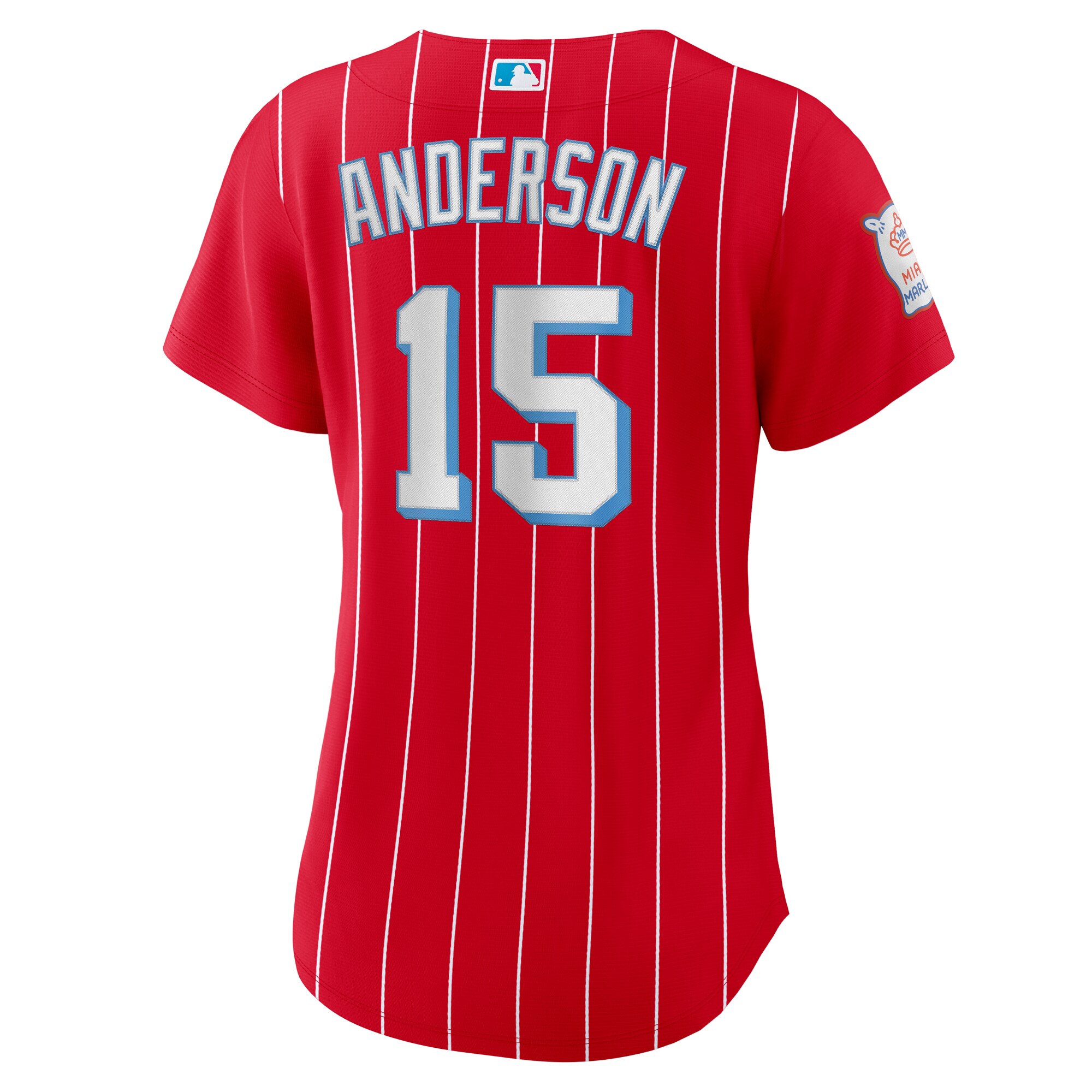 Brian Anderson Miami Marlins  Women's City Connect Replica Player Jersey - Red