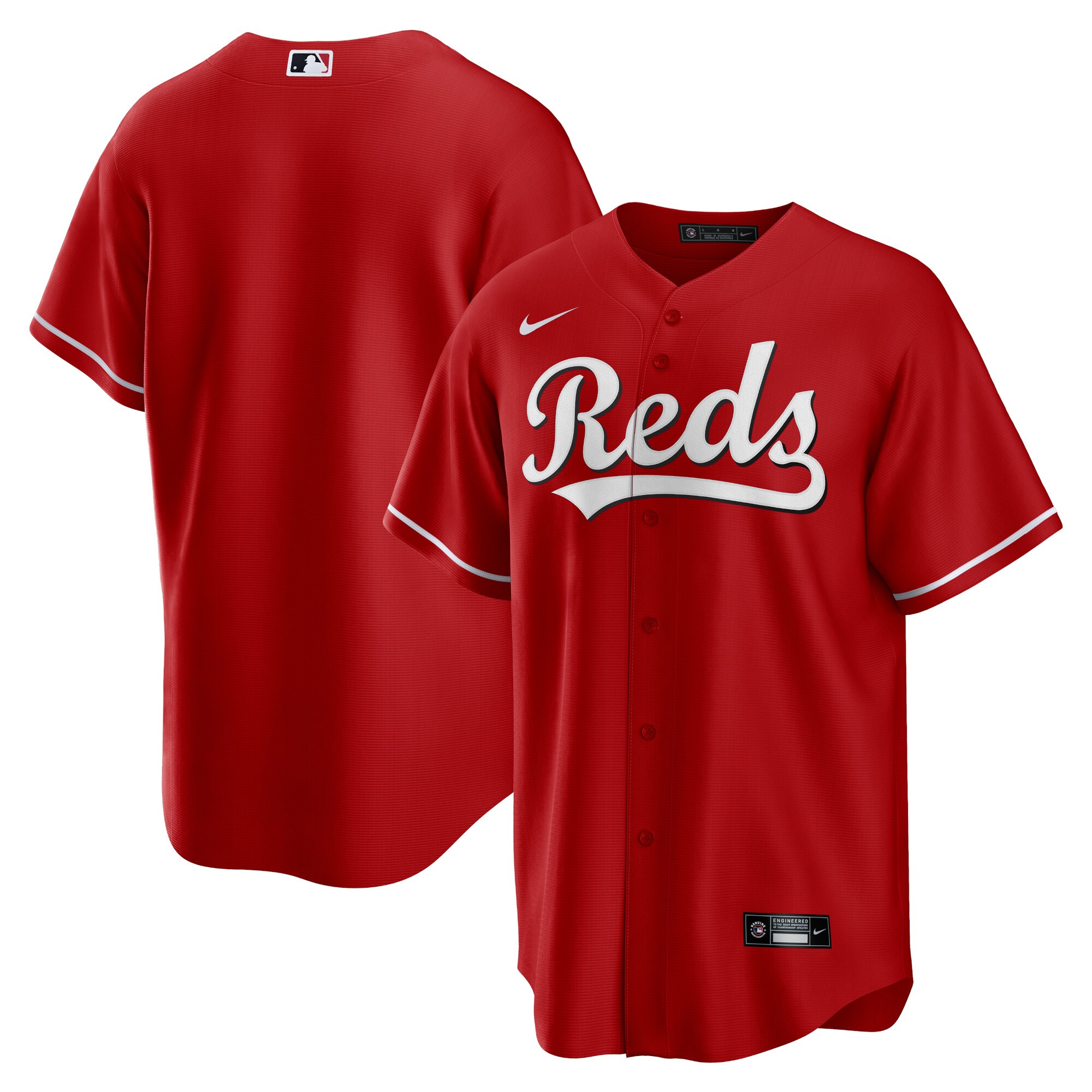 Cincinnati Reds  Big & Tall Alternate Replica Team Jersey - Red