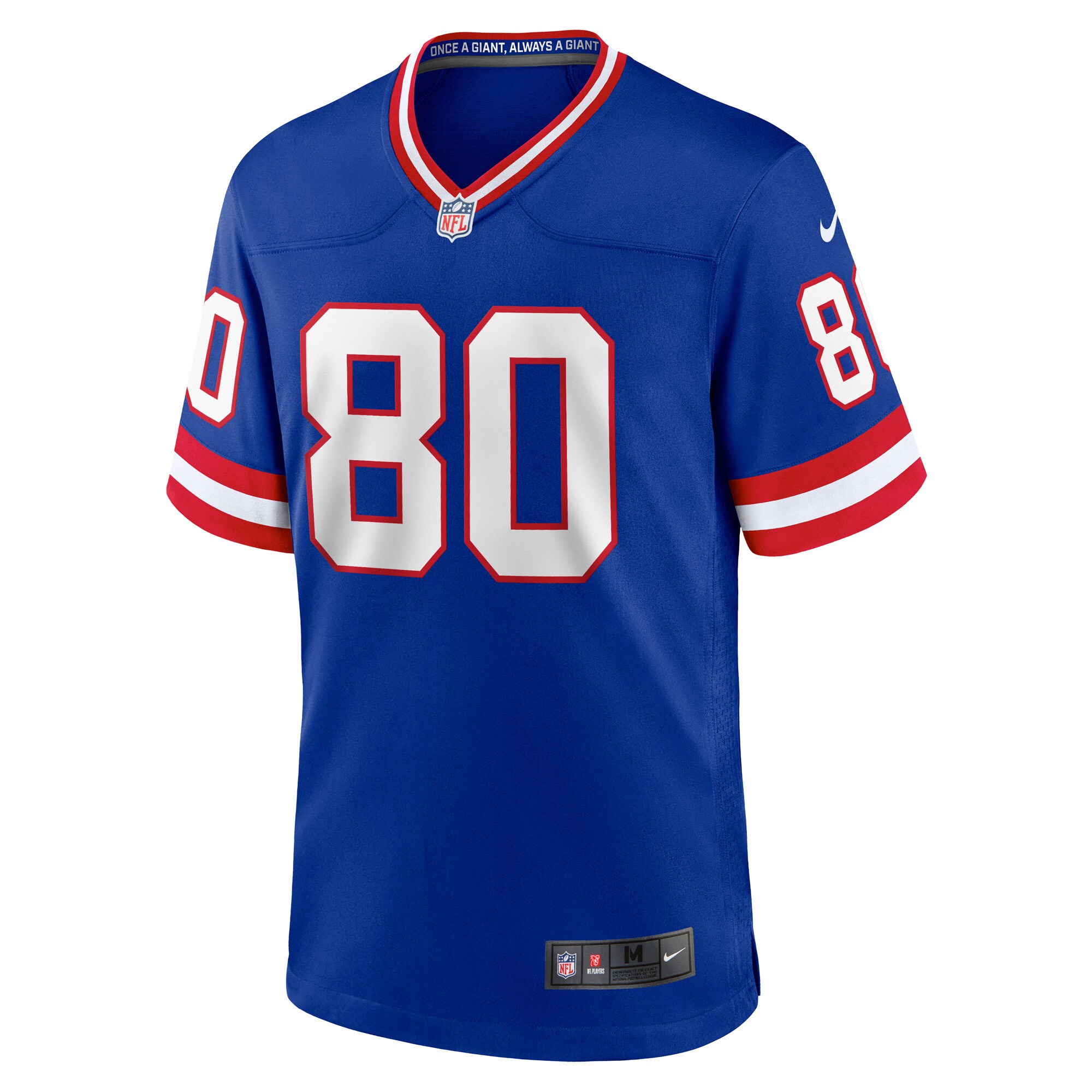 Jeremy Shockey New York Giants  Classic Retired Player Game Jersey - Royal