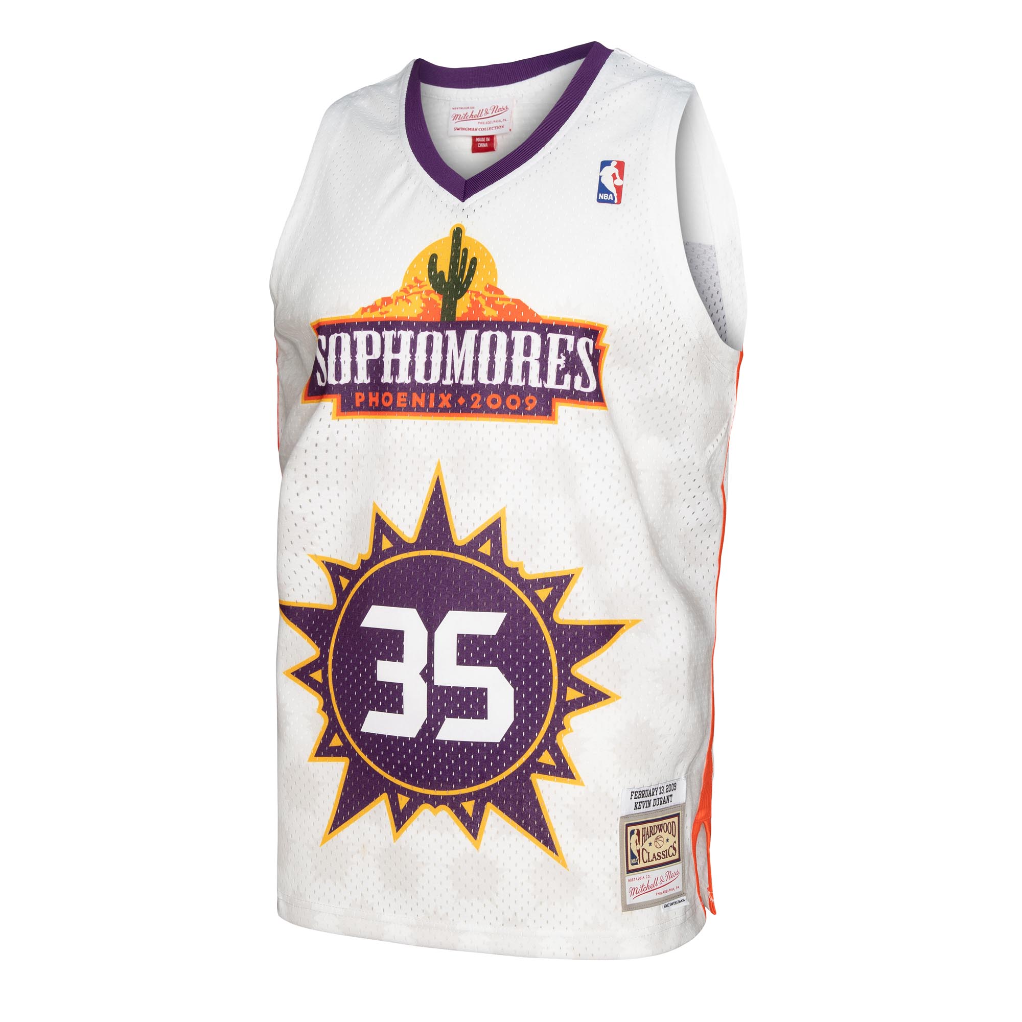 Kevin Durant Mitchell & Ness 2009 Rising Stars Swingman Jersey - White