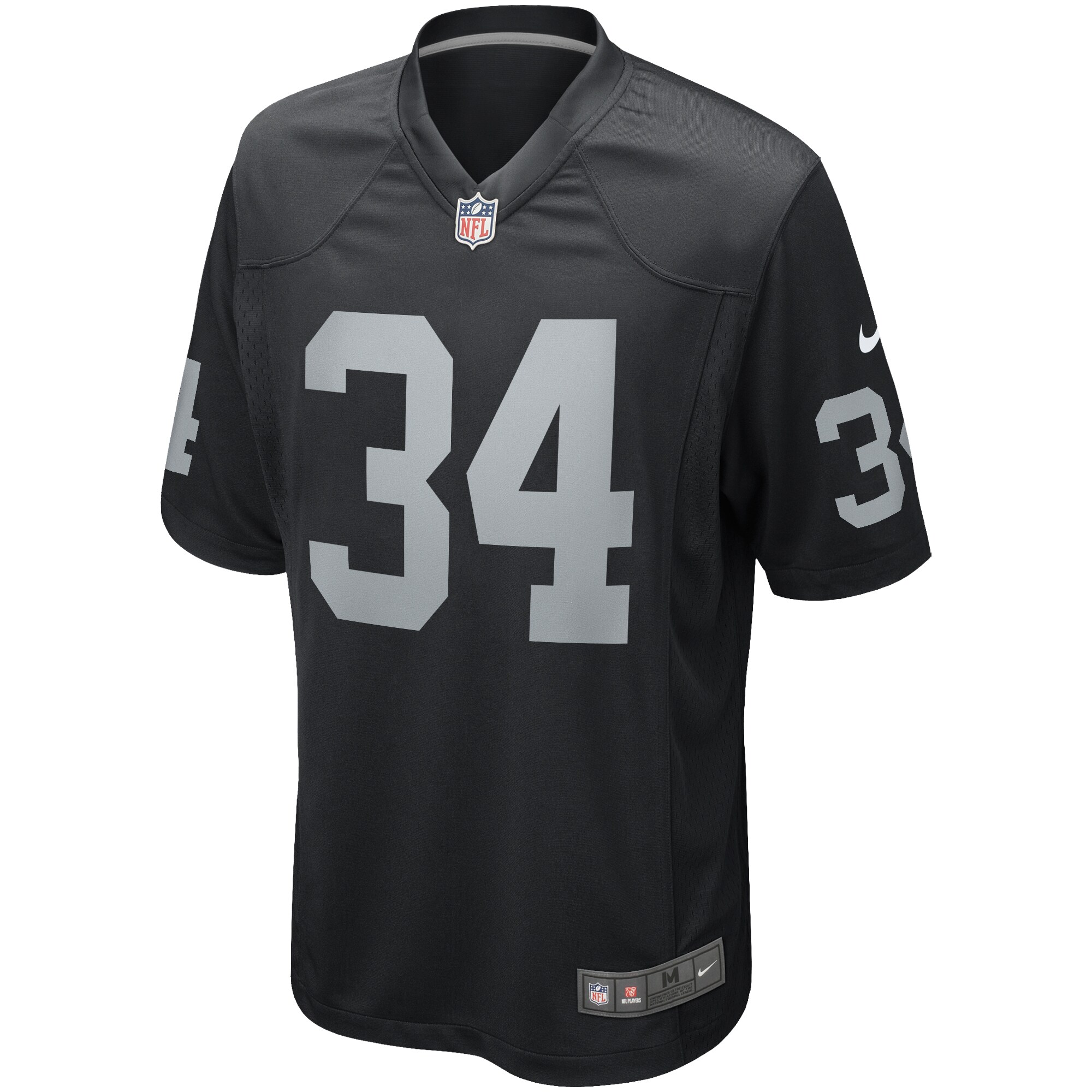 Bo Jackson Las Vegas Raiders  Game Retired Player Jersey - Black