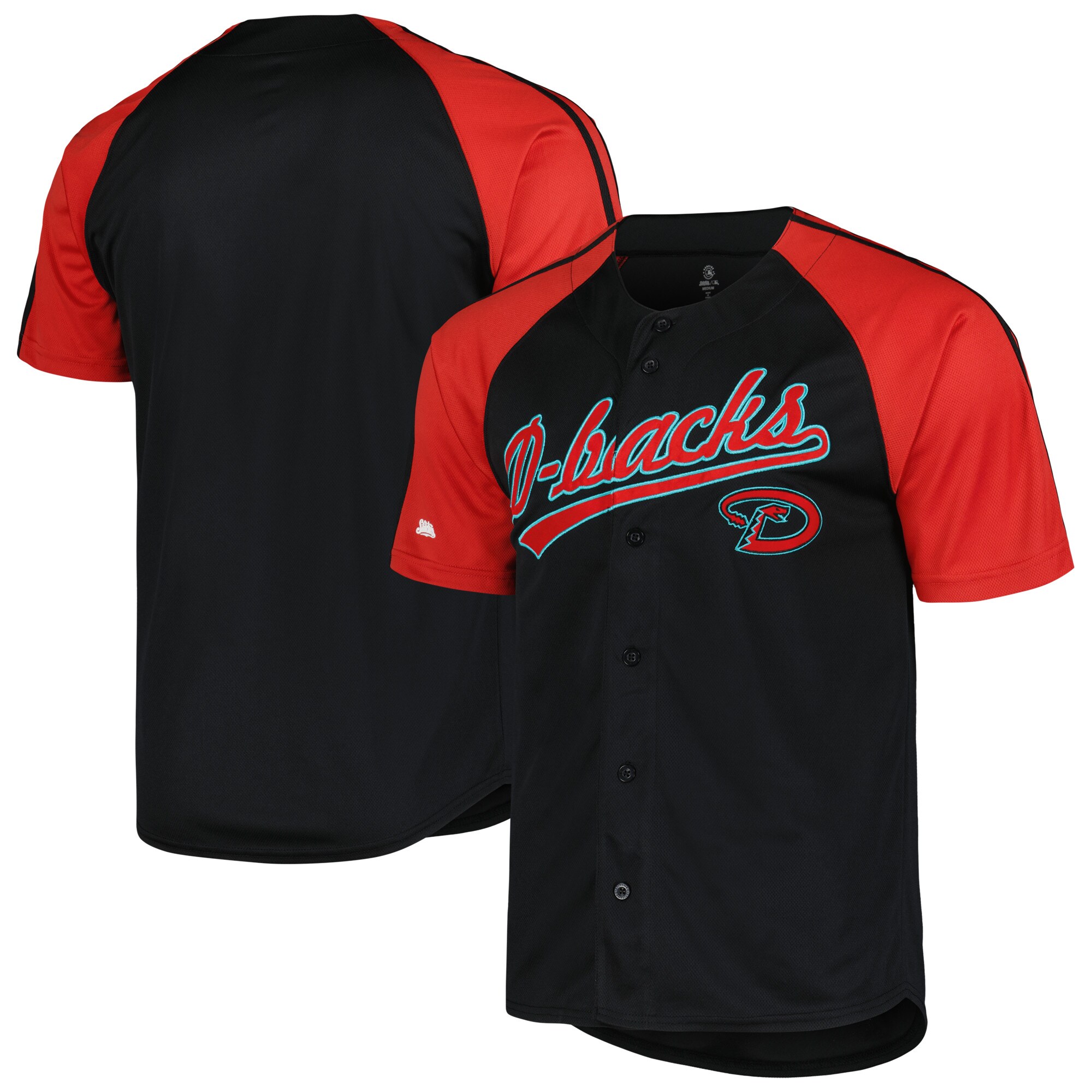 Arizona Diamondbacks Stitches Team Raglan Jersey - Black