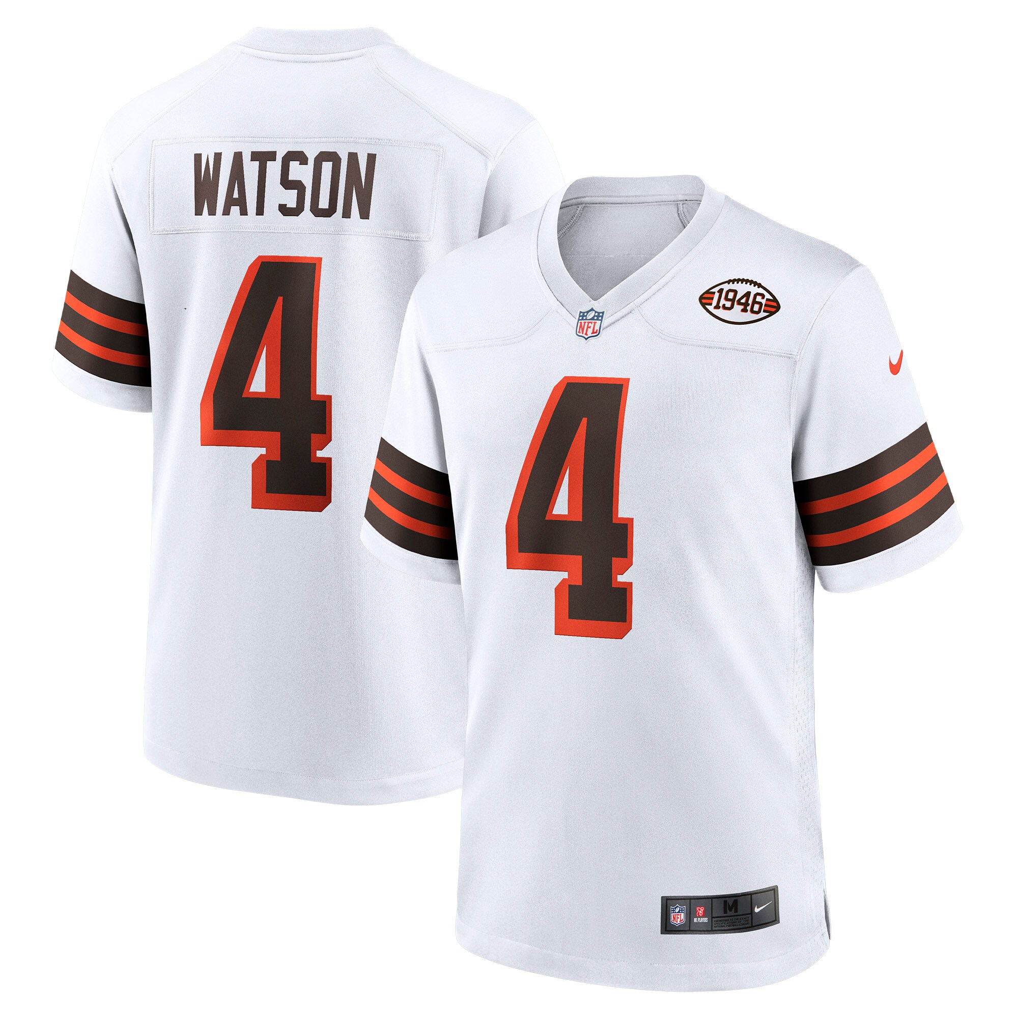 Deshaun Watson Cleveland Browns  Alternate Game Jersey - White