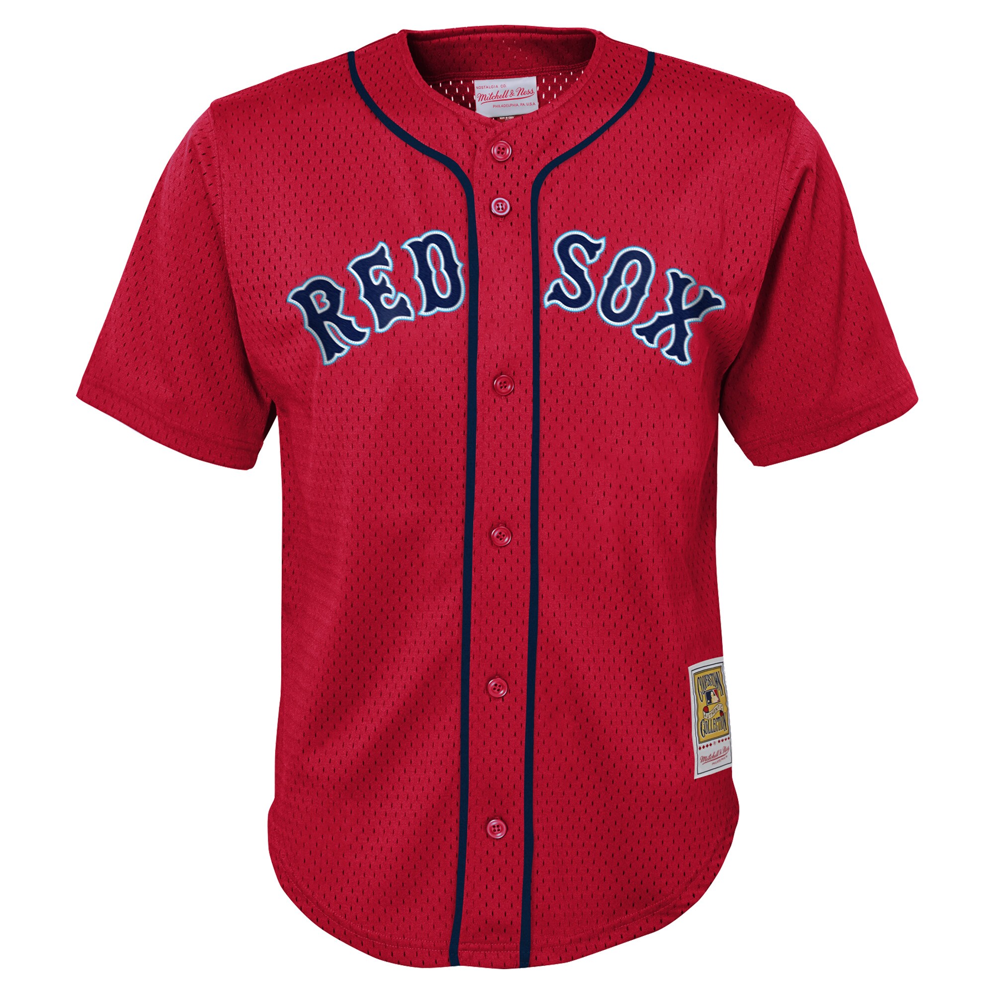 David Ortiz Boston Red Sox Mitchell & Ness Toddler Cooperstown Collection\u00c2\u00a0Mesh Batting Practice Jersey - Red