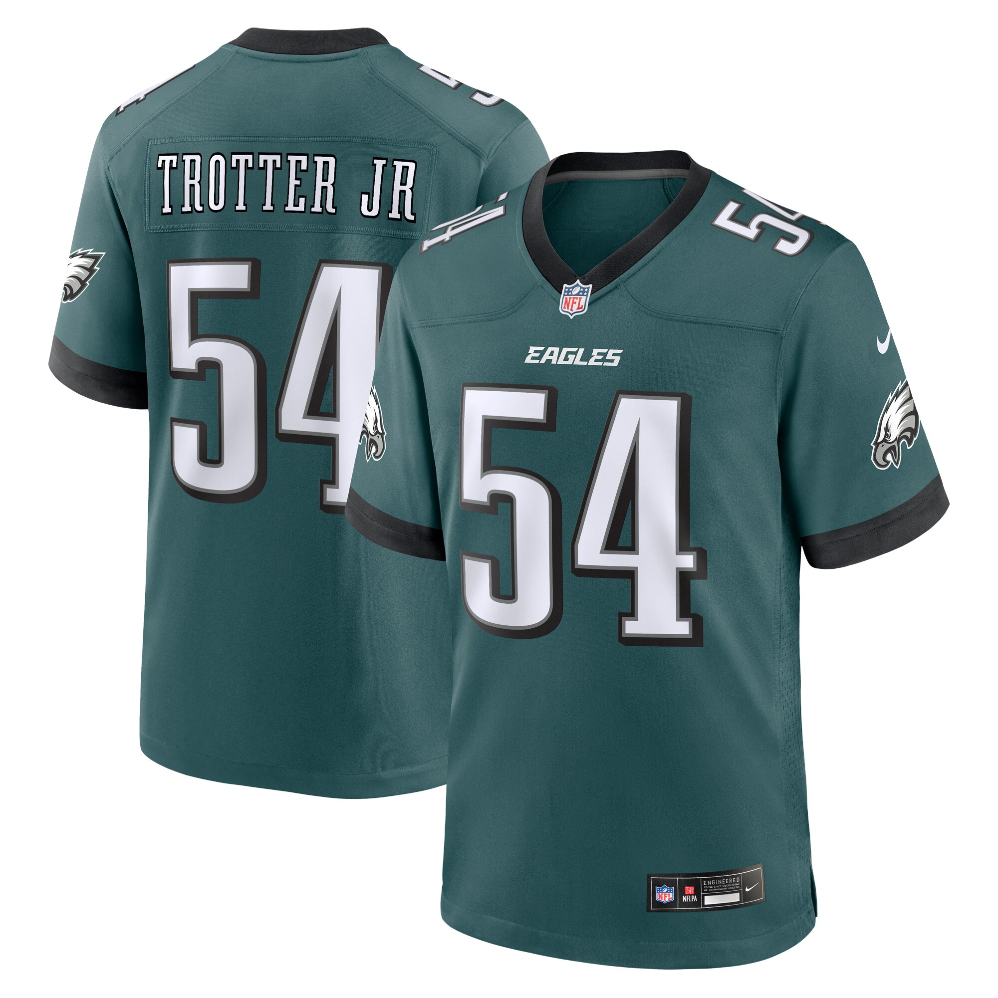 Jeremiah Trotter Jr. Philadelphia Eagles  Game Jersey - Green