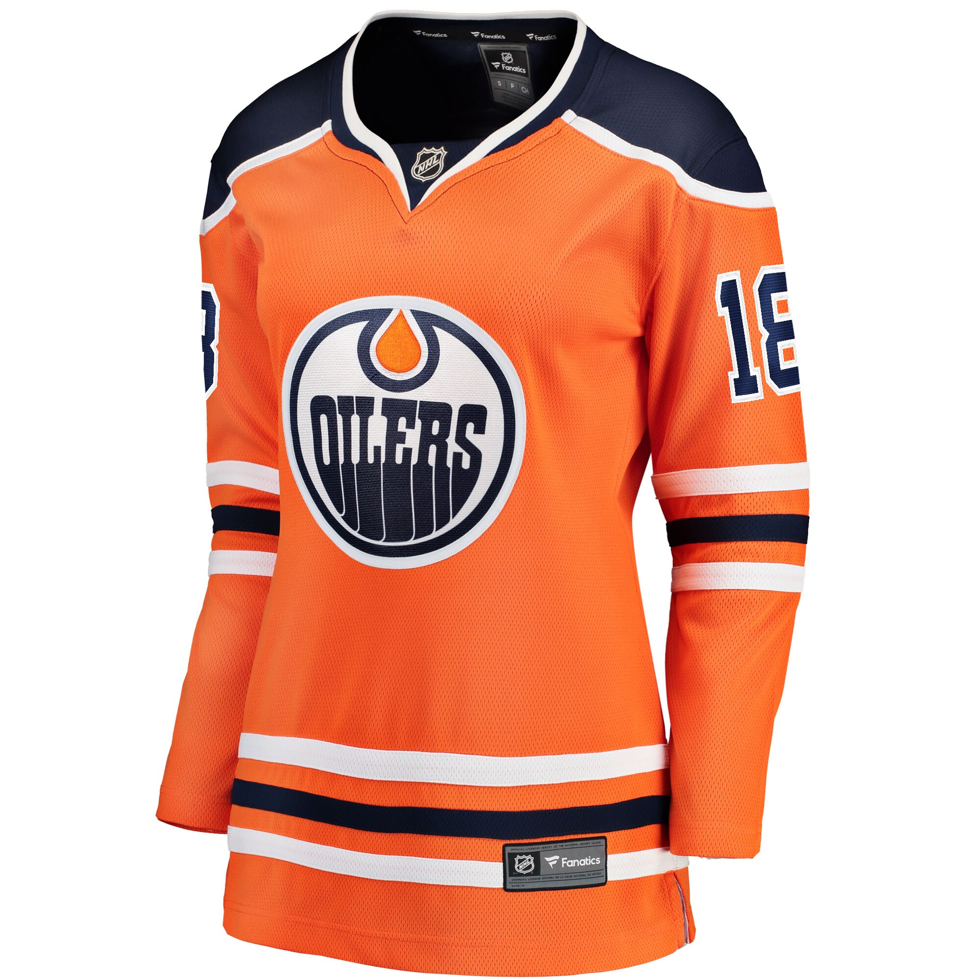 Zach Hyman Edmonton Oilers Fanatics Women's Breakaway Player Jersey - Orange