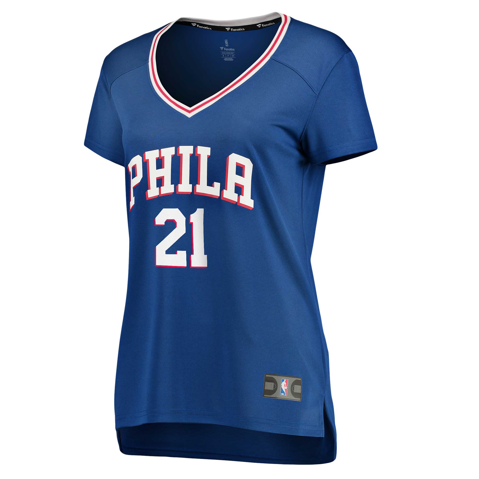 Joel Embiid Philadelphia 76ers Fanatics Women's Fast Break Replica Player Jersey - Royal - Icon Edition