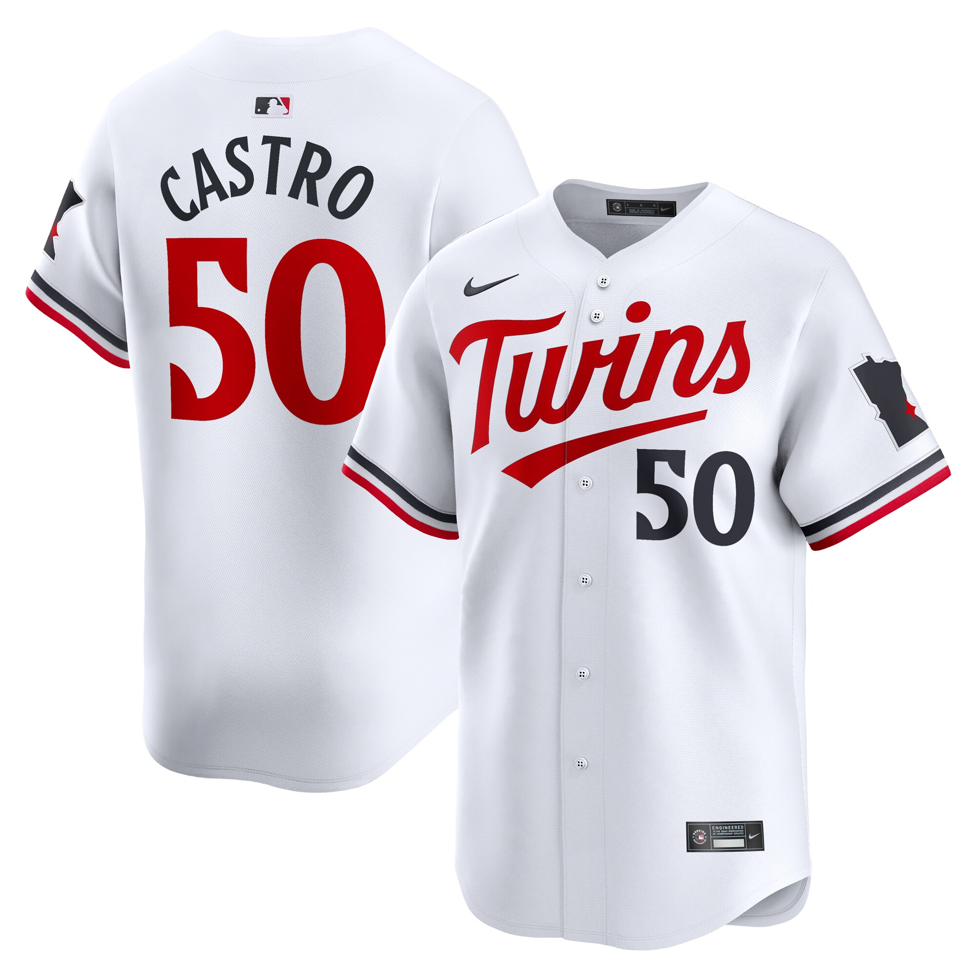 Willi Castro Minnesota Twins  Home Limited Player Jersey - White