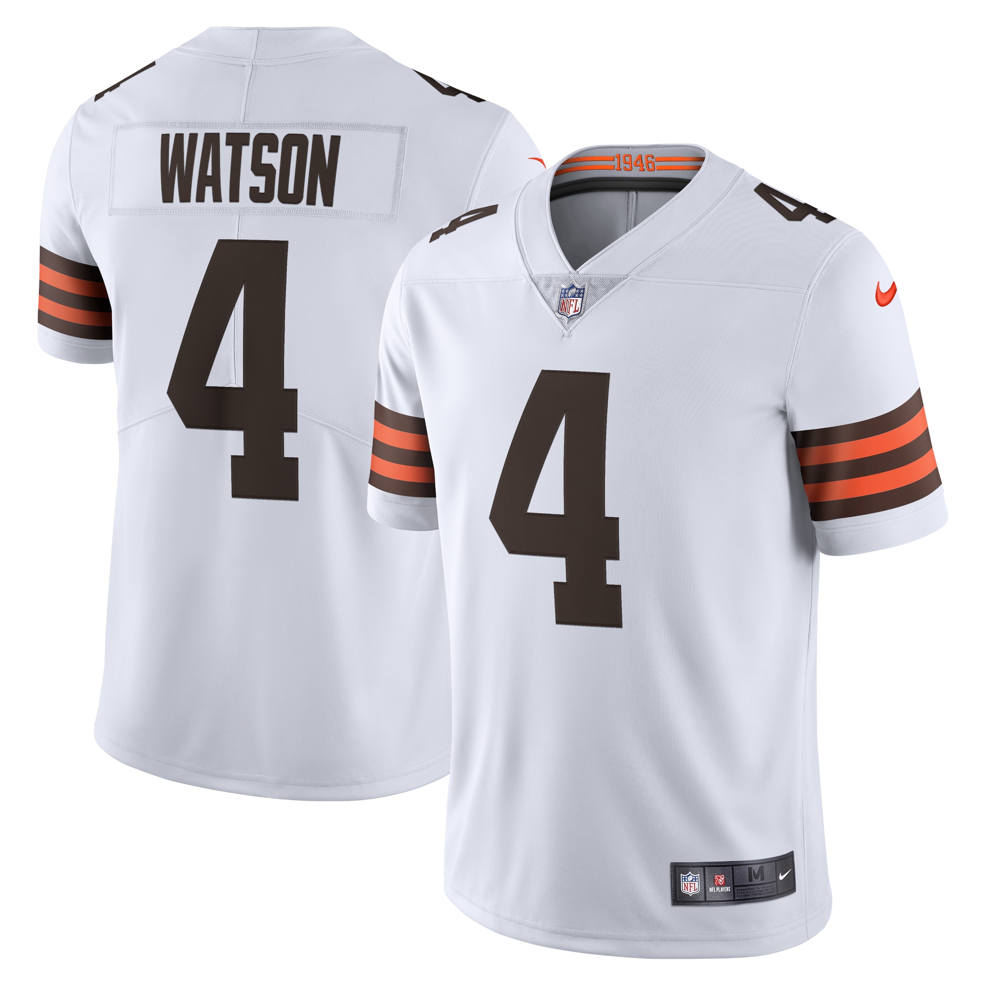 Deshaun Watson Cleveland Browns  2020 Vapor Limited Jersey - White