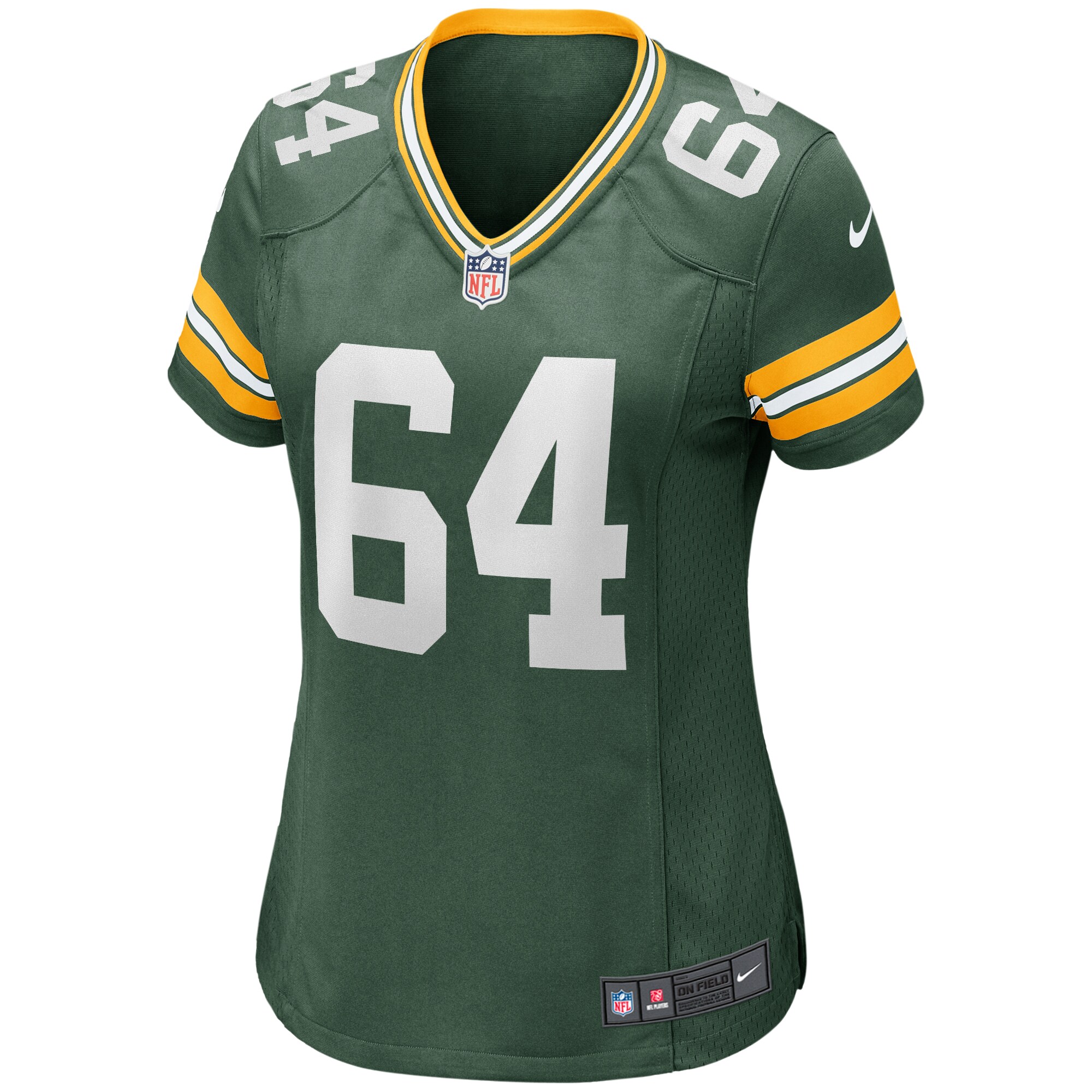 Jerry Kramer Green Bay Packers  Women's Game Retired Player Jersey - Green