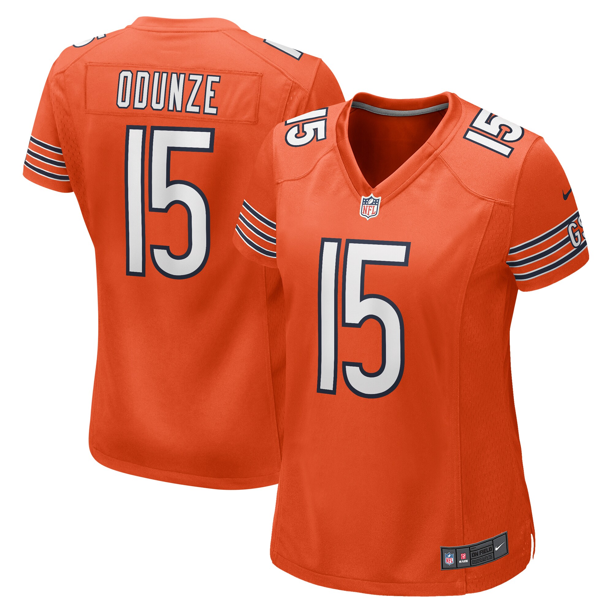 Rome Odunze Chicago Bears  Women's Alternate Game Jersey -  Orange