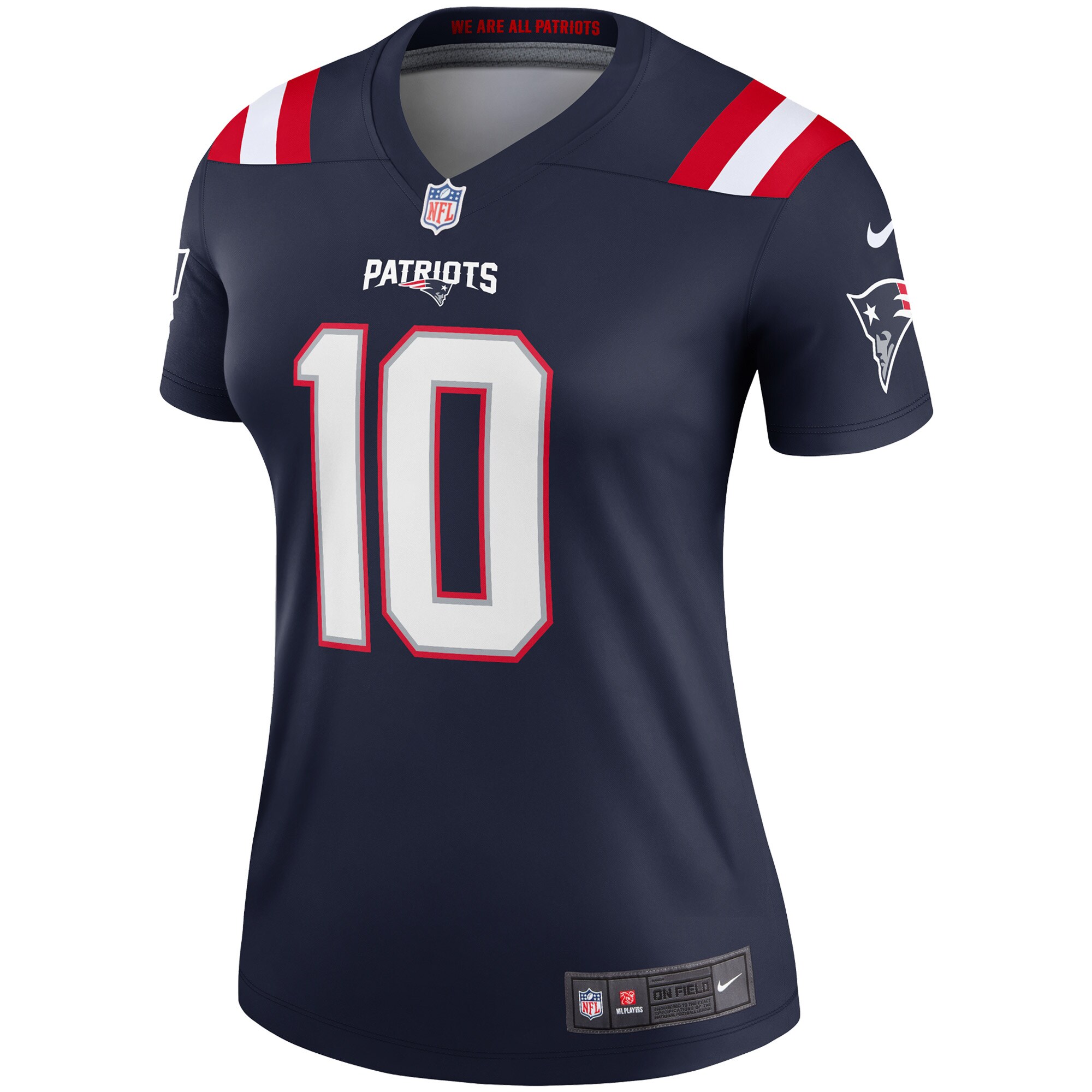 Mac Jones New England Patriots  Women's Legend Jersey - Navy