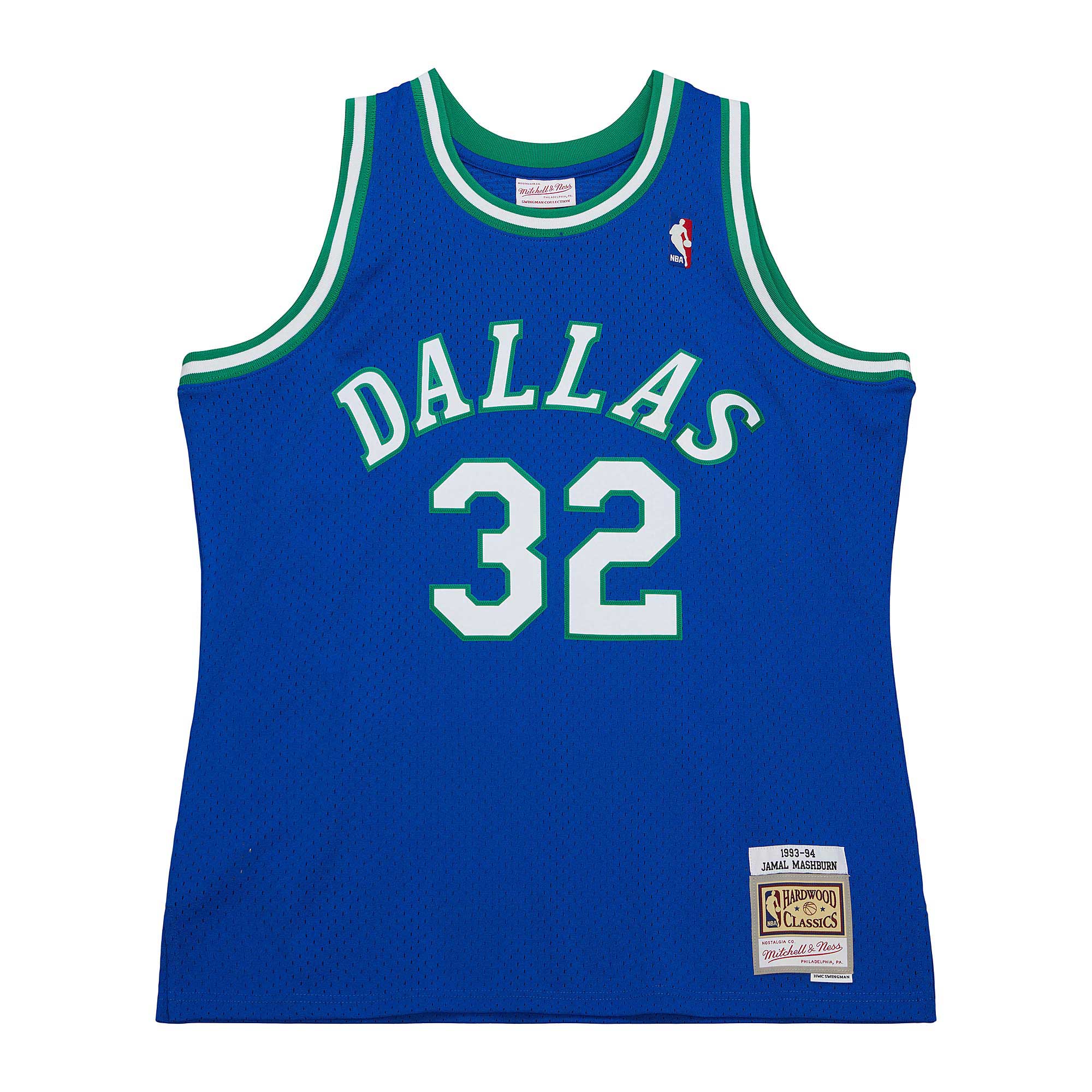 Jamal Mashburn Dallas Mavericks Mitchell & Ness 2001\/02 Hardwood Classics Swingman Jersey - Blue