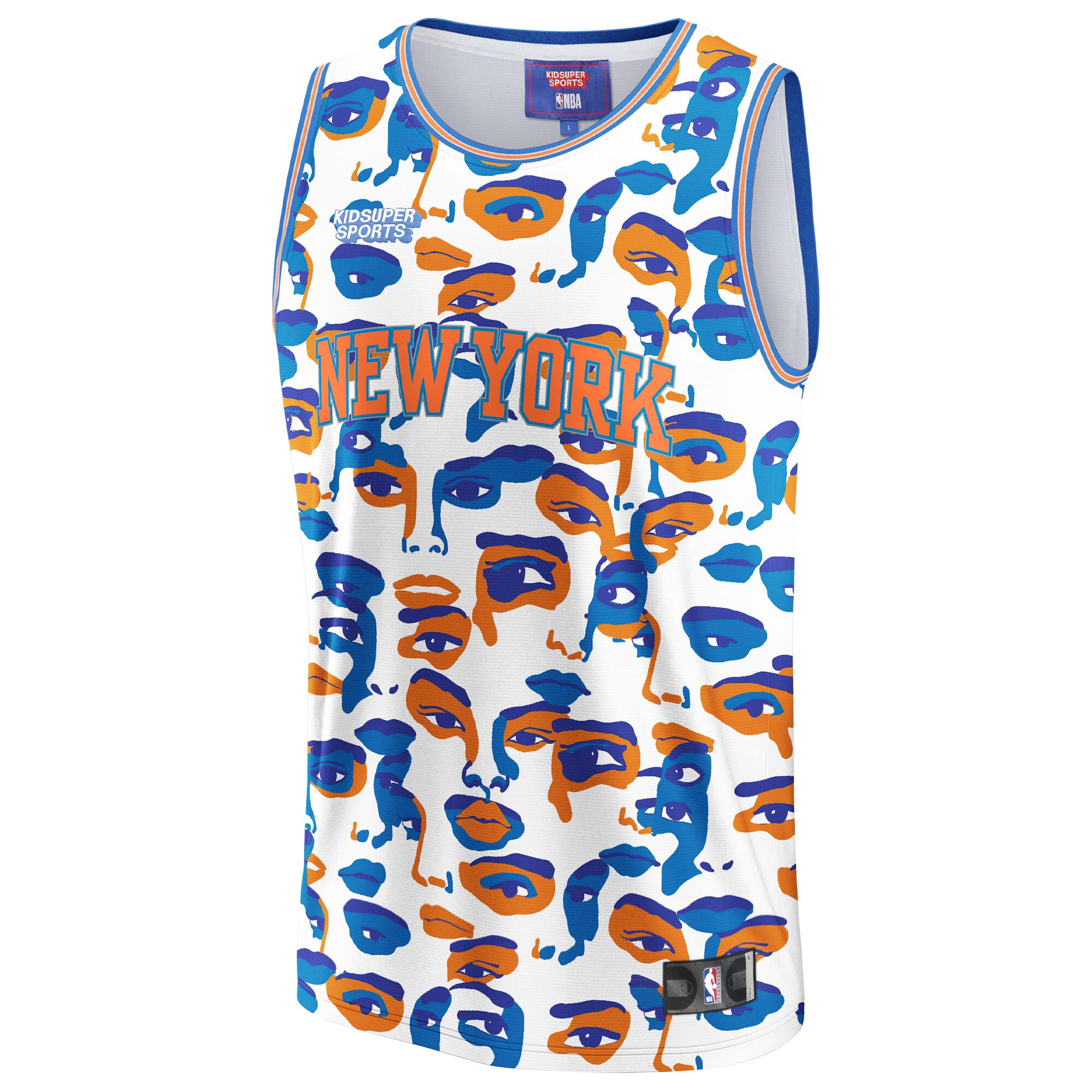 New York Knicks NBA & KidSuper Studios by Fanatics Unisex Hometown Jersey - White